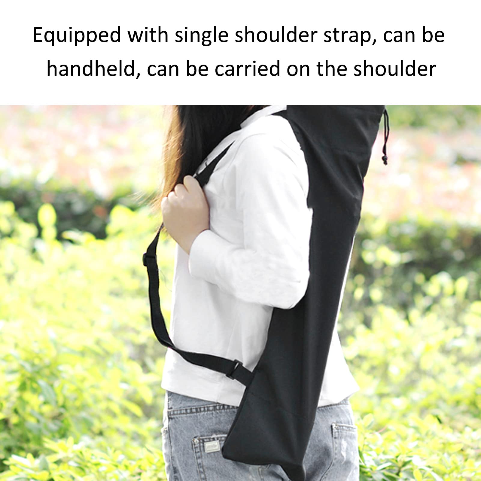 Shanrya Light Stand Tripod Monopod Camera Case, Light Stand Tripod Carrying Bag Nylon Portable For Studio For Photographic Equipment(Medium)