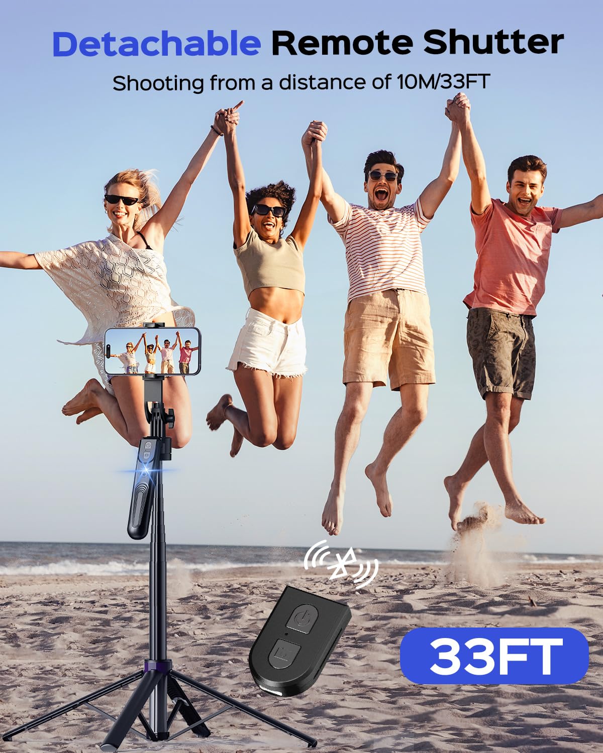 Nemova 68'' Auto Face Tracking Tripod For Iphone, 360° Rotation Phone Tripod With Wireless Remote And Phone Holder, Selfie Stick For Android, Applied To Youtube, Tiktok, Facetime