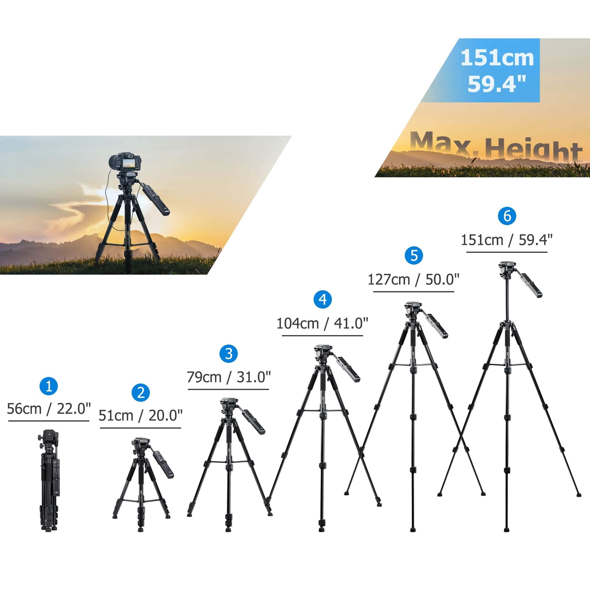 Kiorafoto Video Remote Control Tripod For Sony Fdr-Ax53 Ax43 Ax33 Ax100 Ax700 Hdr-Cx405 Cx455 Cx440 Cx675 Camcorder Handycam Rx10M4 Rx10M3 Rx10M2 Rx100M7 Rx100M6 Hx99 Hx90V Hx80 Hx60V Hx50V Hx400V Hx300 Camera