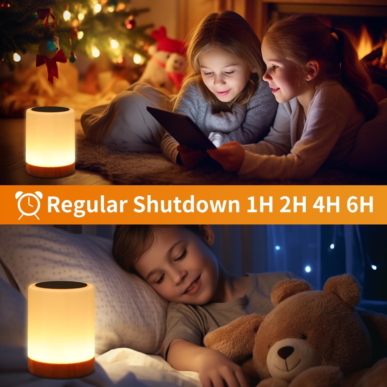 Lhyuetong Night Light,Led Touch Bedside Table Lamp,Touch Lamp For Bedrooms Living Room Portable Table Bedside Lamps With Rechargeable Internal Battery Warm White Light Rgb Color Changing Night Light