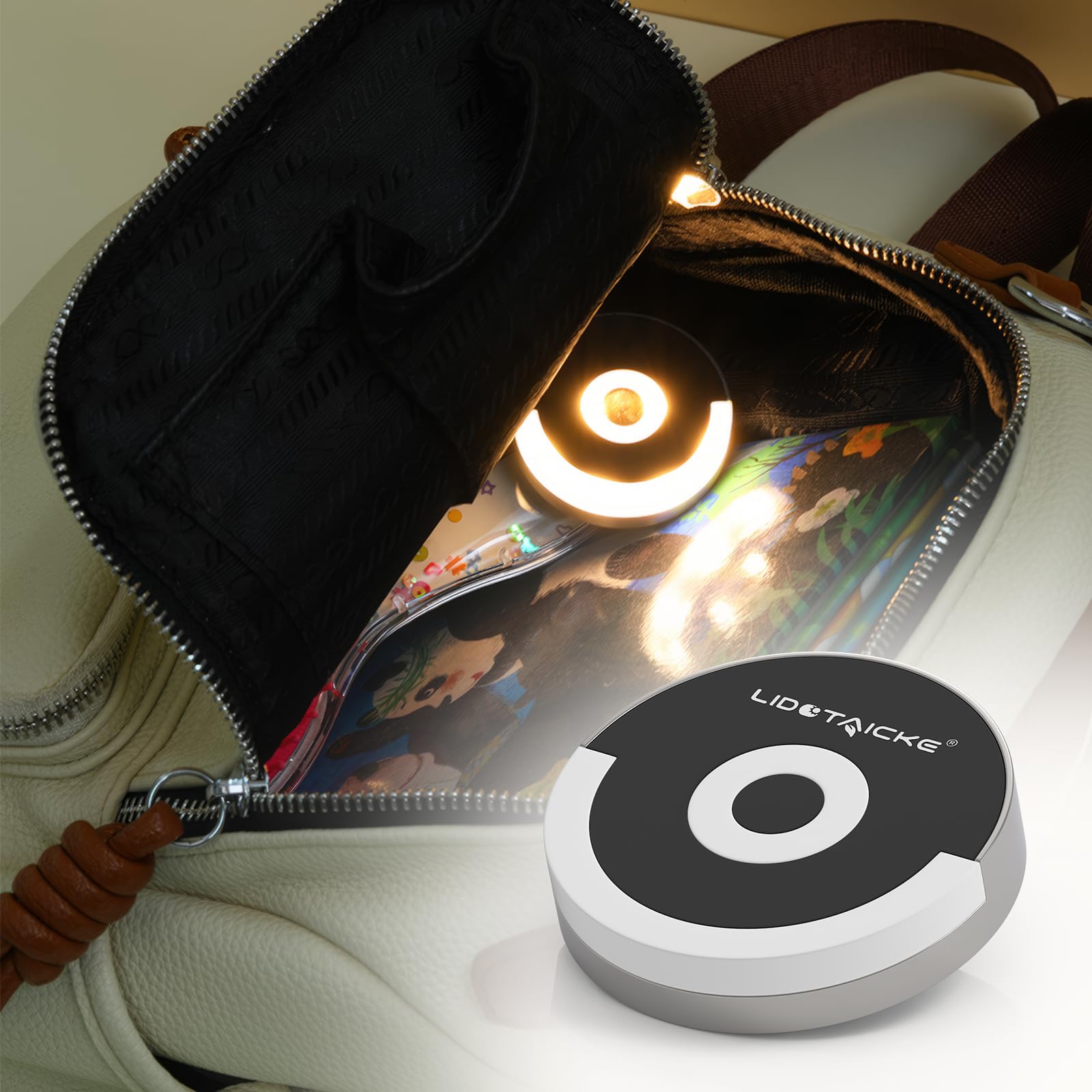 Lidotaicke Purse Lights Touch Handbag Light Led Lamp Purse Flashlight For Women Special  For Teen Girls Rechargeable Night Light Running Lights For Runners