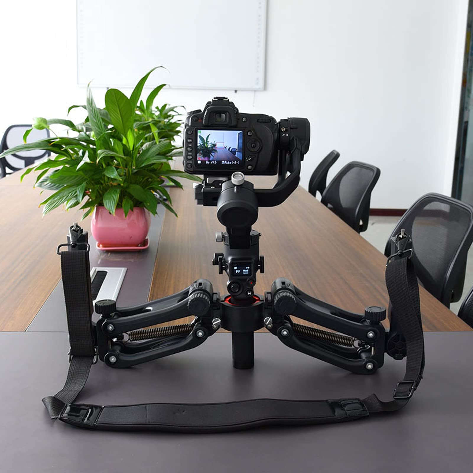 Hilitand Z Axis Spring Gimbal Camera Flexible Damping Stabilizer With Dual Handle Grip Compatible With Rsc 2/Rs 2/Ronin S/Sc