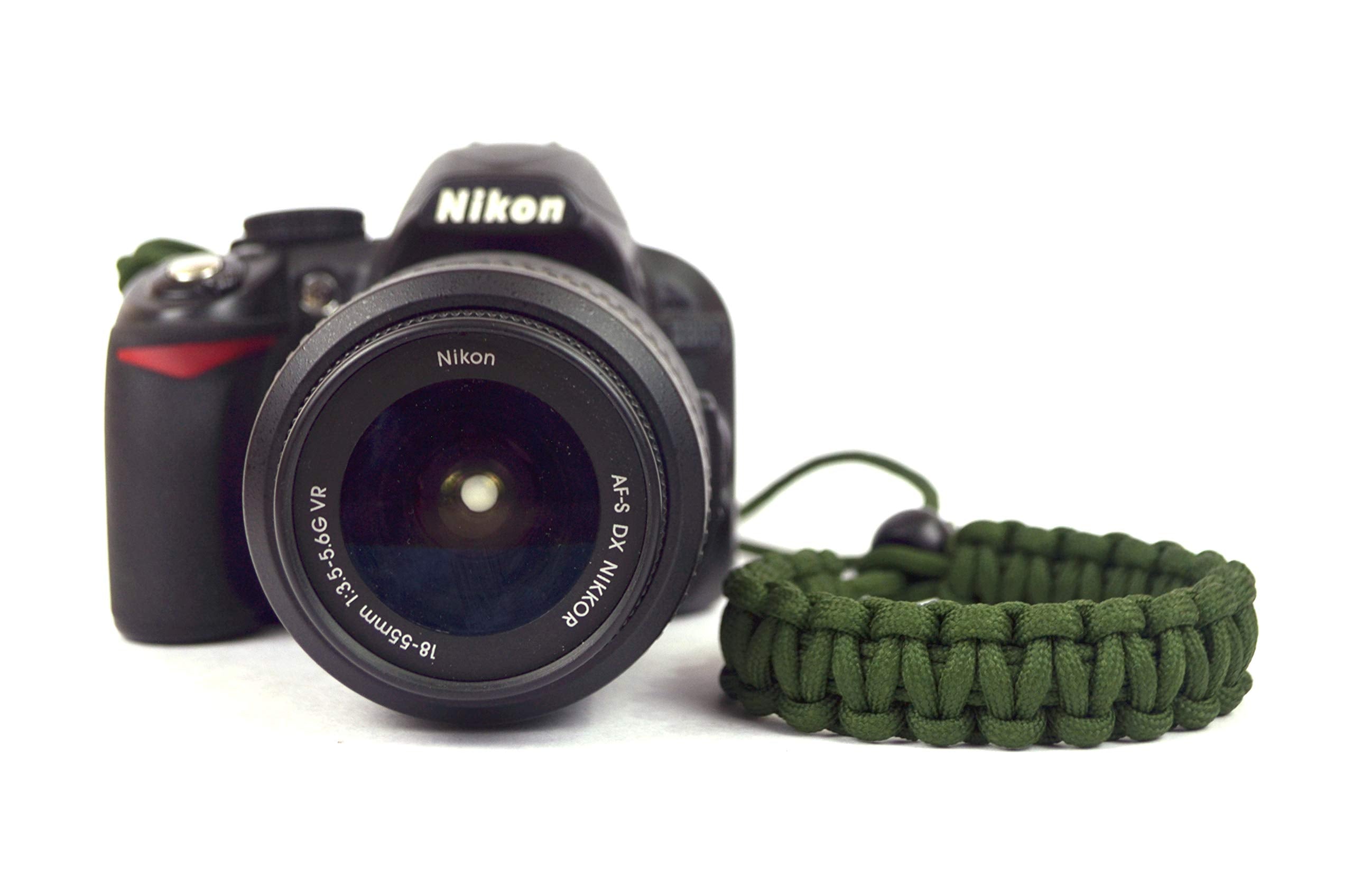 Spillbox Paracord Wrist Strap For Robust Hand Grip To Hold All Dslr Camera/Heavy Gear/Binocular Mgreen