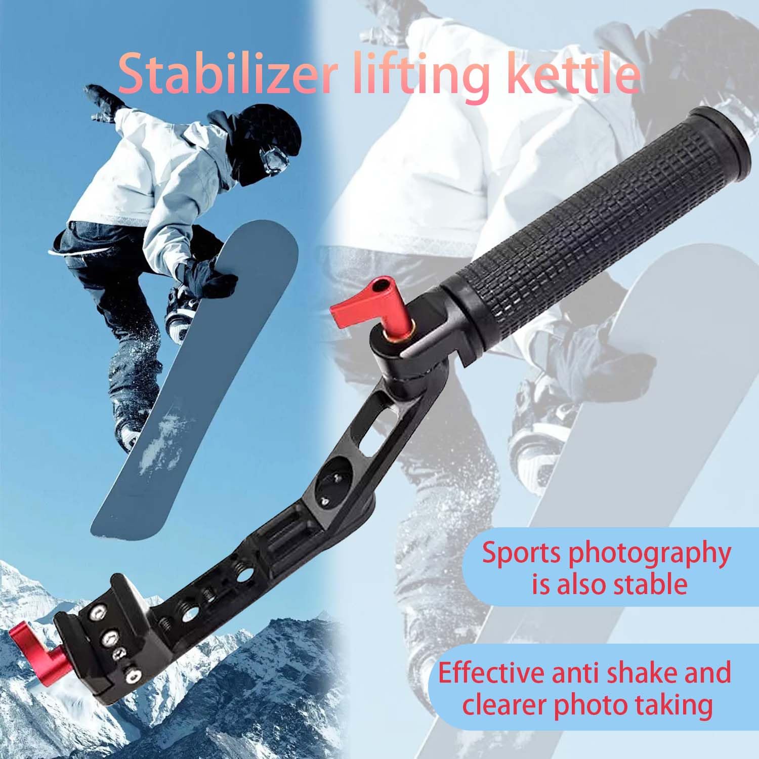 Loiezuir Silicone Sling Handle For Dji Rs4 Kettle Handle Rs2/3 Slr Camera Accessory Stabilizer Adjustment Expansion Multifunctional Handle Rs2 Rs3 Rs4Rs