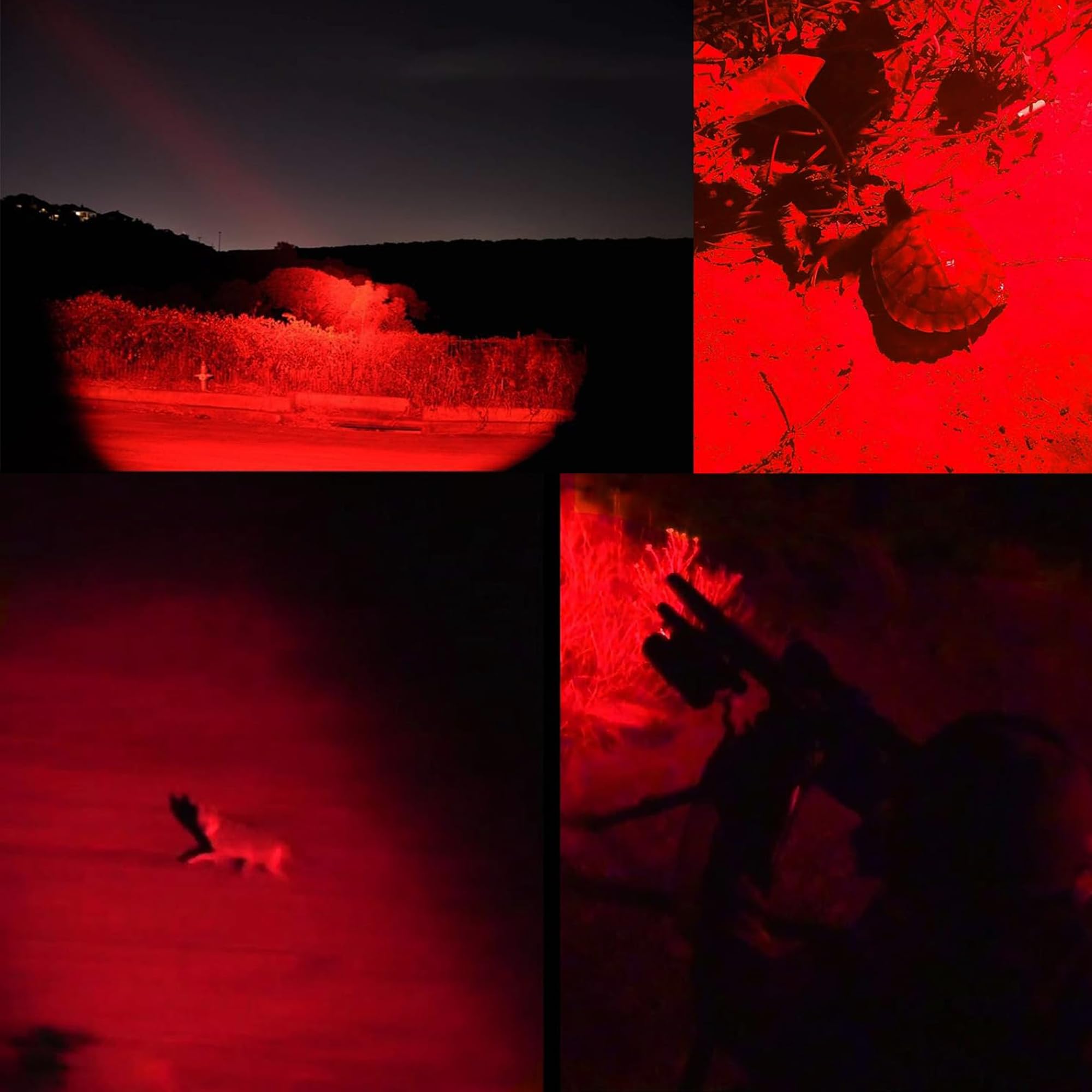 Souyos Stepless Dimming Red Light Flashlight, 620-630Nm High Purity Adjustable Brightness & Focus For Night Observation, Astronomy, Aviation