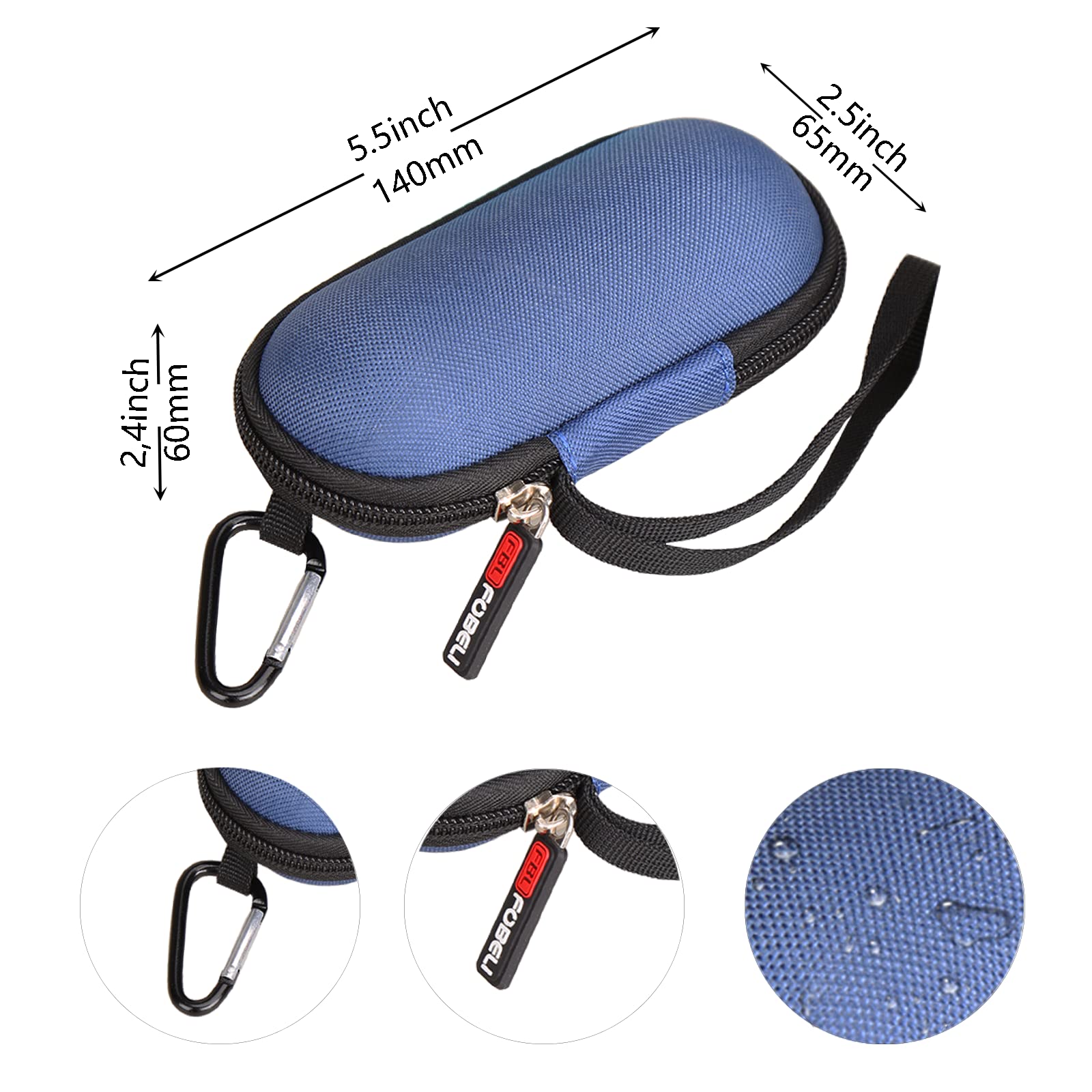 Fblfobeli Hard Eva Portable Carrying Case Compatible With Vortex Optics Solo Monocular 10X25 (Case Only)