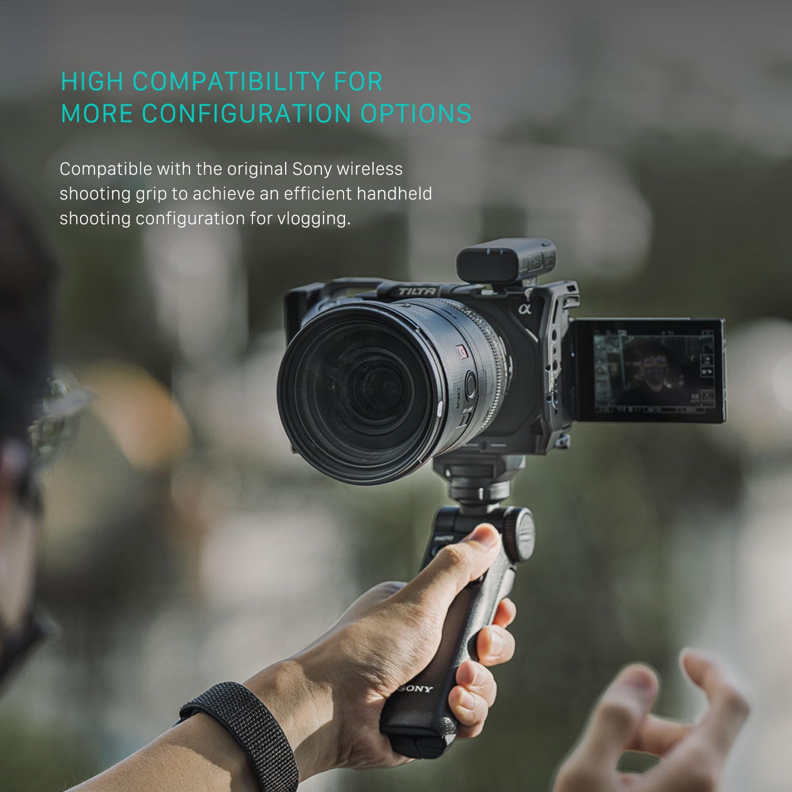 Tilta Camera Cage For Zv-E1 Pro Kit  Includes Nato Top Handle, Cooling System, Rod, Lws Baseplate  Cold Shoe, Nato Rail, M3 And 1/4""-20 Threads Mounts  Silver