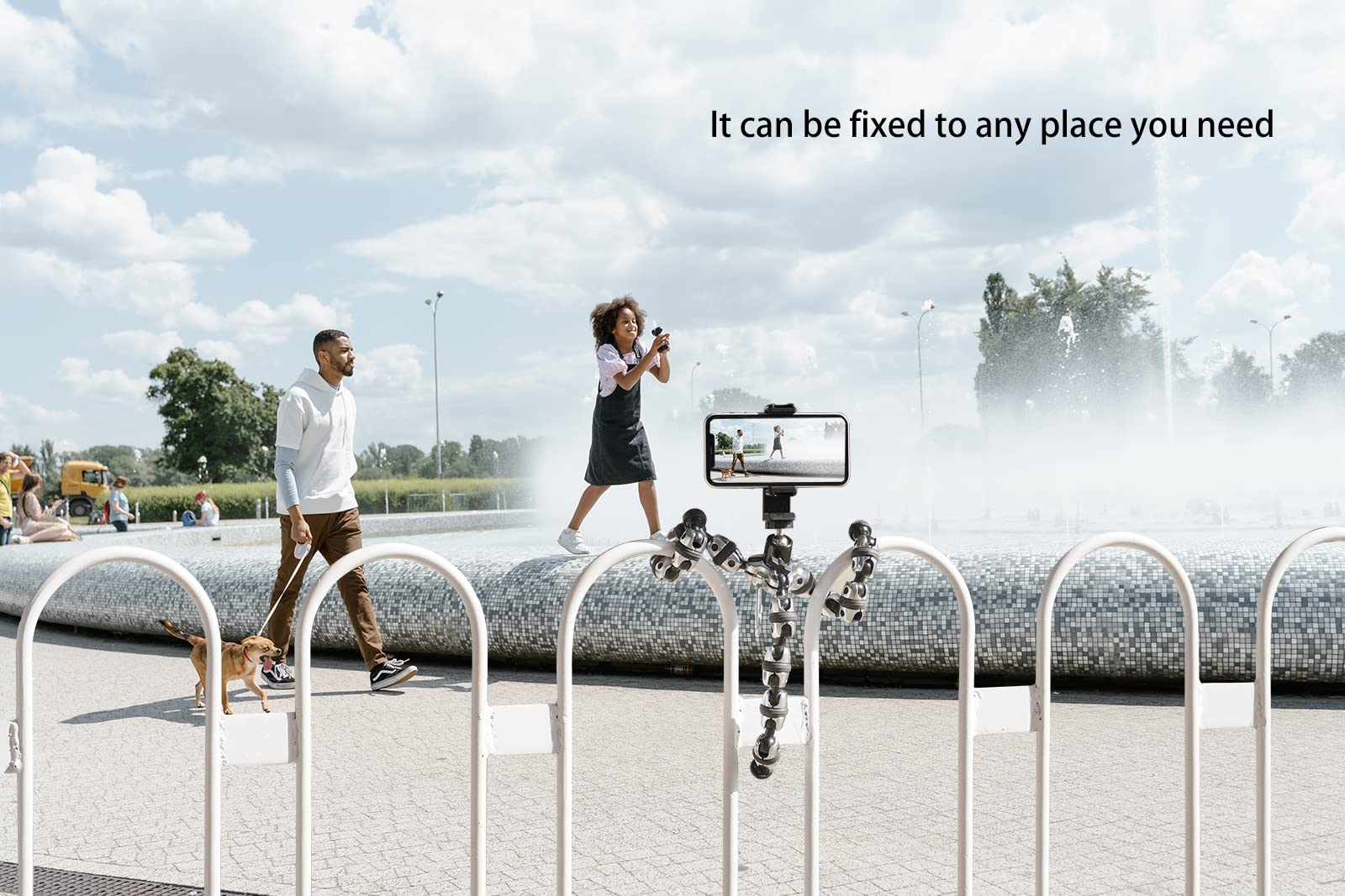 Rieiek Flexible Multifunctional Tripod Camera Mount With Gimbal And Phone Clip Multi-Angle Adjustable Octopus Tripod For Iphone, Android Phone, And Even Can Be Used As A Camera Mount Handle
