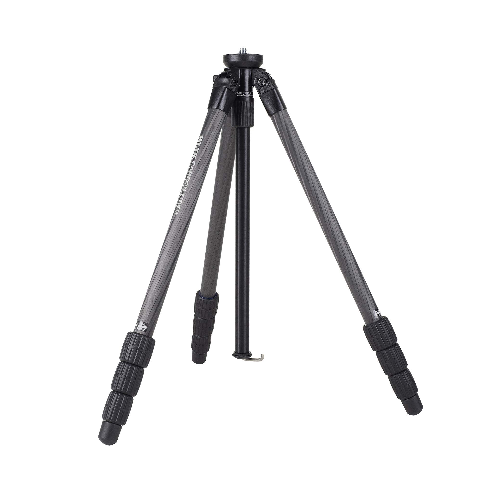Slik Pro Cf-634 4-Section 64" Carbon Fiber Tripod Black (611-895)