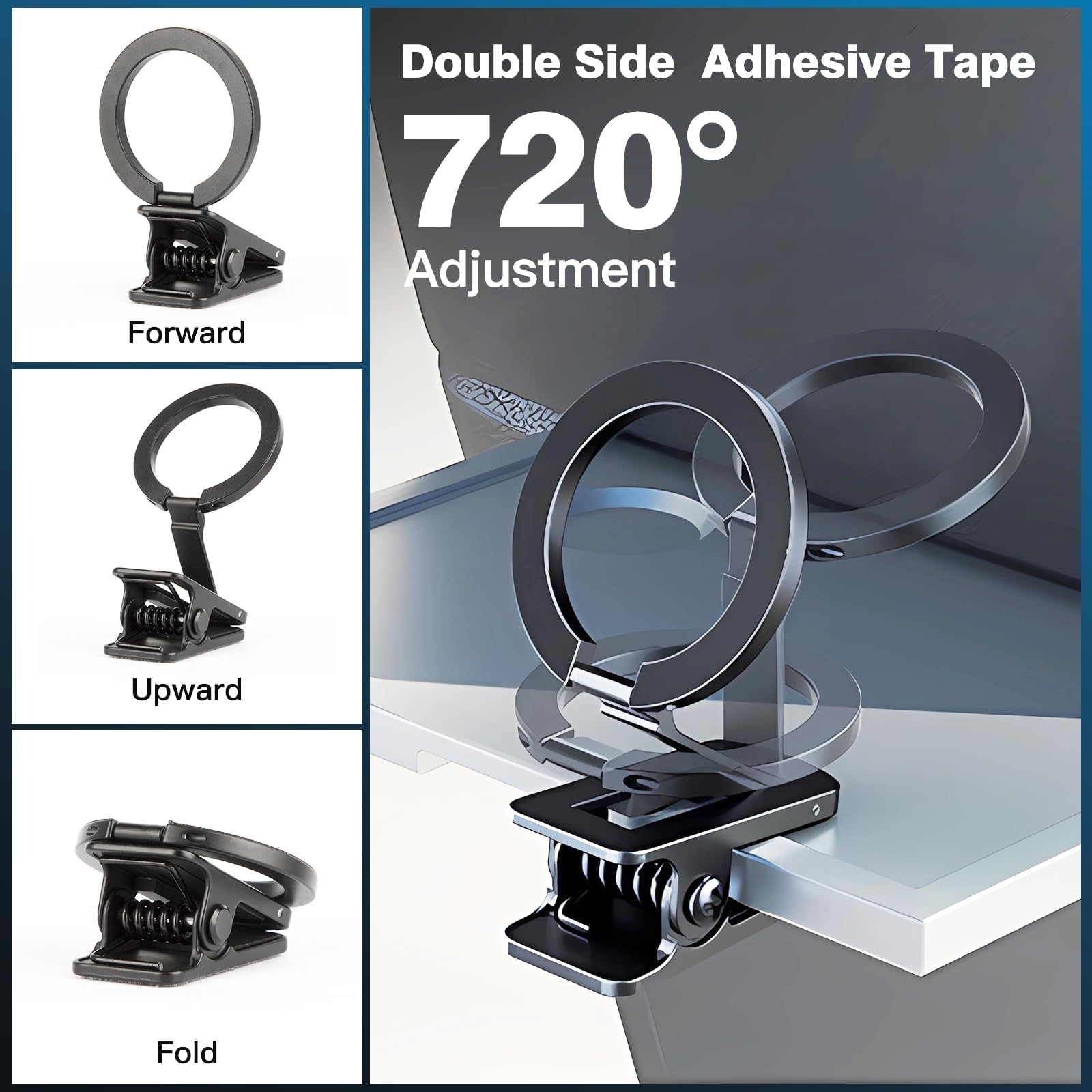 Keledz Fits For Magsafe Car Mount, Magnetic Phone Holder Clamp For Desktop, Hands  Magnet Travel Car Holder, Dash Phone Mount Fit For Iphone 15 14 13 12 Pro Max Mini Magsafe Cases & All Phones