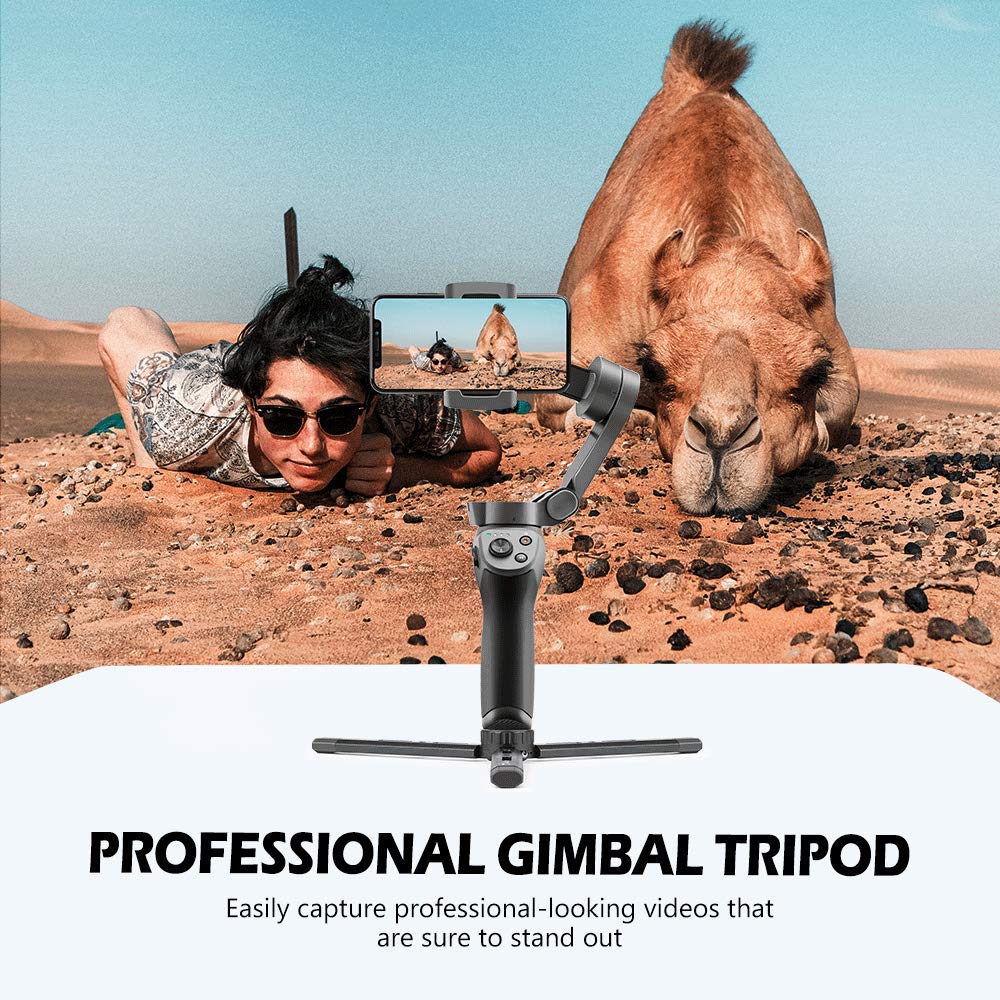 Zeadio Metal Adjustable Tripod, 4 Adjustable Heights Desktop Tripod Stand, Fits For Smooth 4, Crane Plus, Osmo Mobile, Ronin-S, Vimble 2, Gimbal Handle Grip Stabilizer And All Cameras