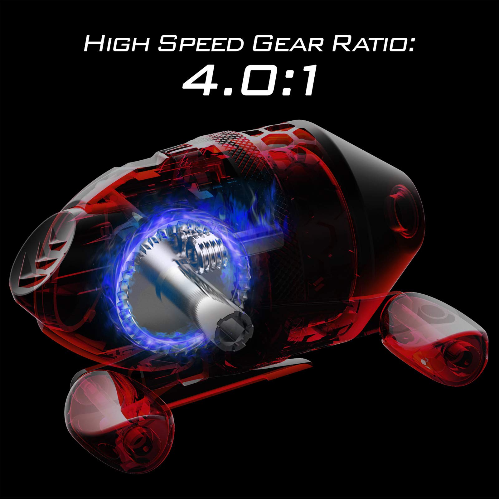 Kastking Brutus Spincast Fishing Reel, Royale Legend Pro Technique Bass Fishing Rods