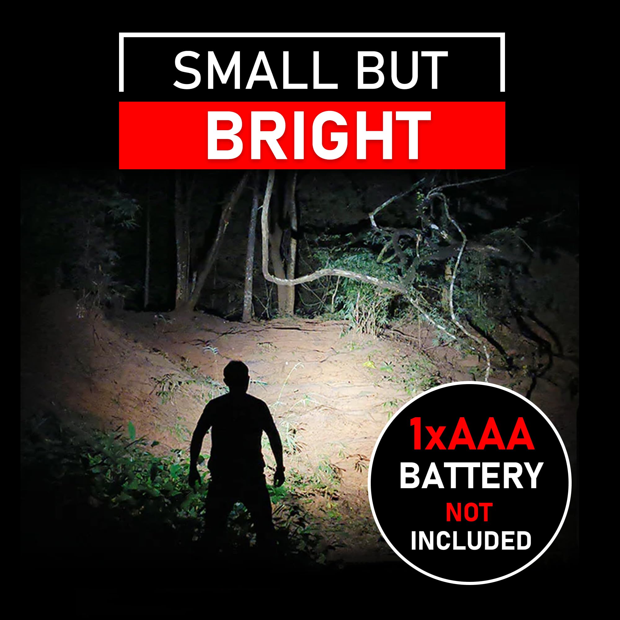Naiveisland Mini Led Pen Light Flashlight, High Lumens Pocket Torch With Clip, Portable For Camping, Emergency, Inspection,  For Dad And Husband,4-Pack