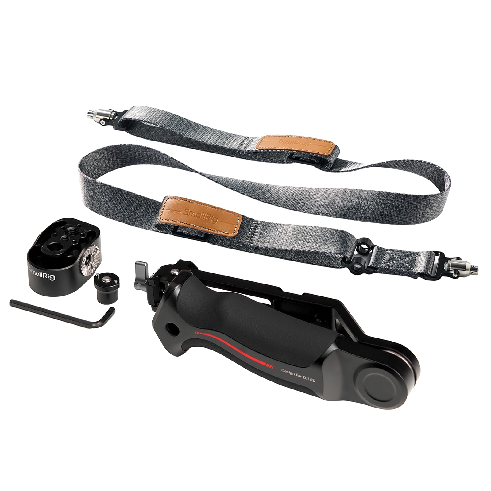 Smallrig Adjustable Sling Handgrip Gimbal Sling Handle W/Shoulder Strap For Dji Rs 3 / Rs 3 Pro/Rs 2 Stabilizer, Ergonomic Grip For Low Angle Shots