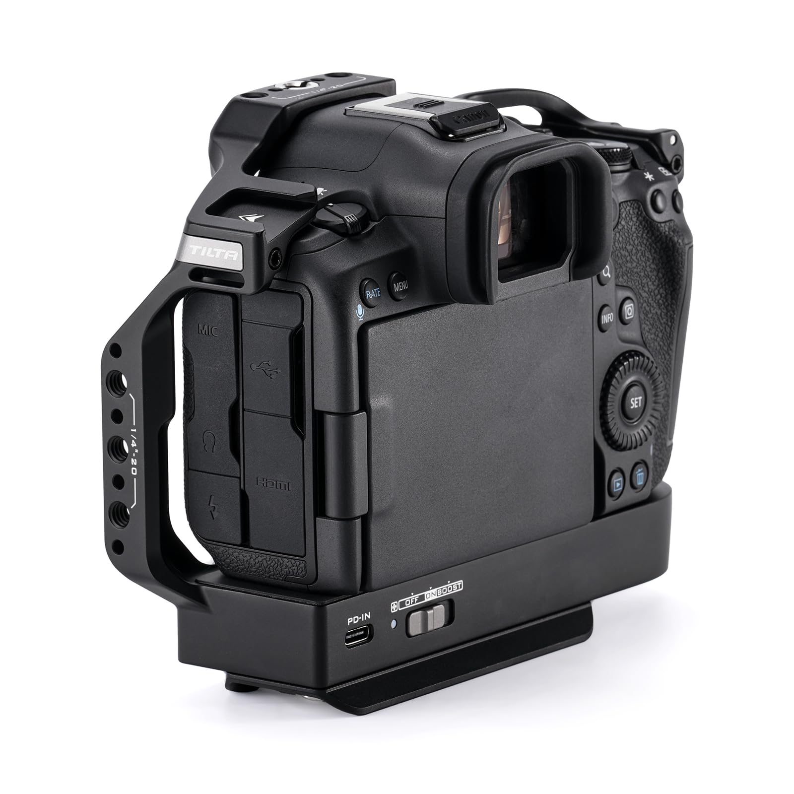 Tilta Full Camera Cage With Cooling System Compatible With Canon R5 Mark Ii - Black