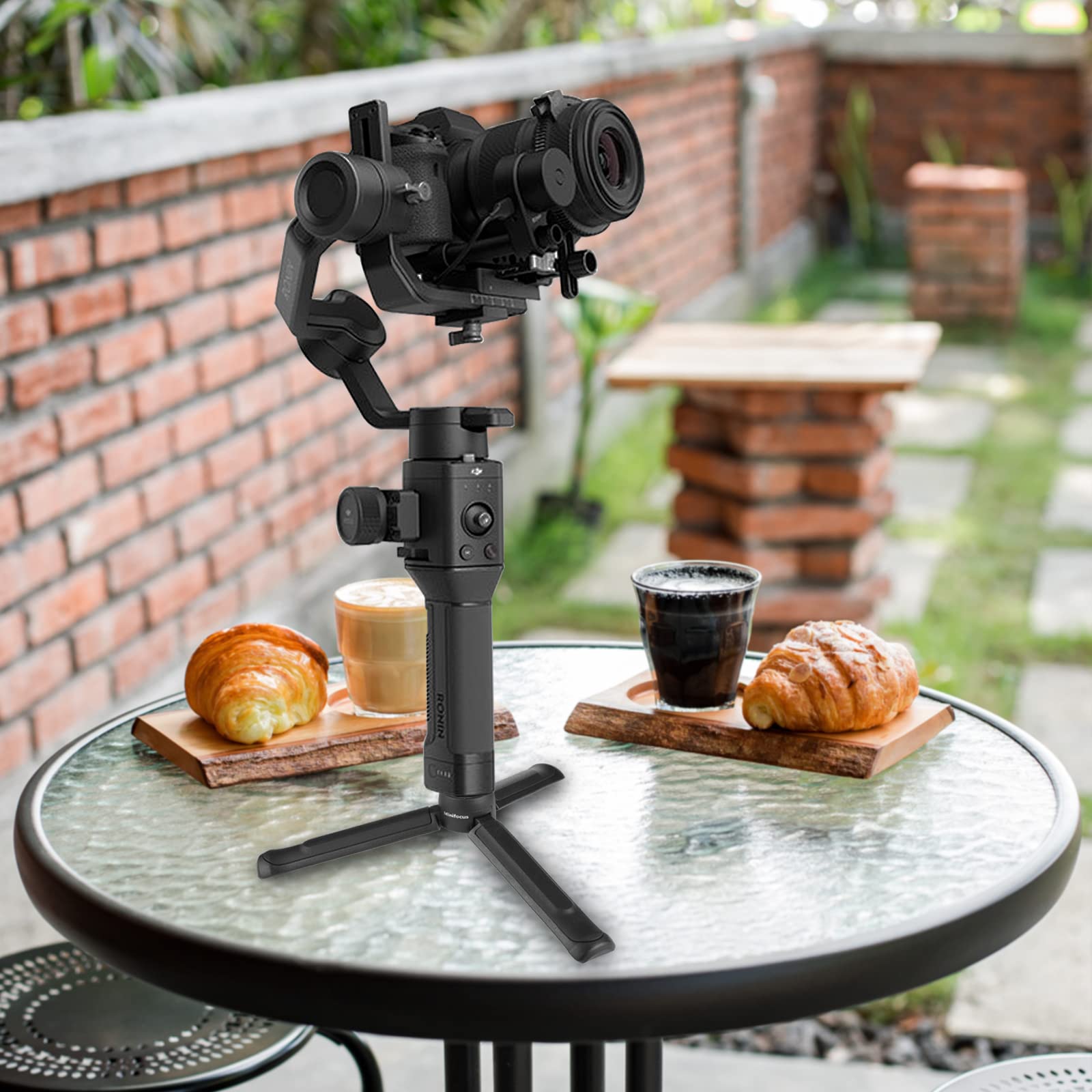 Minifocus Camera Tripod, Desktop Tabletop Stand Compact Tripod With 1/4" Screw, Phone Tripod Stand For Gimbal Stabilizer Webcam Phone Holder Selfie Stick And All Dslr Cameras