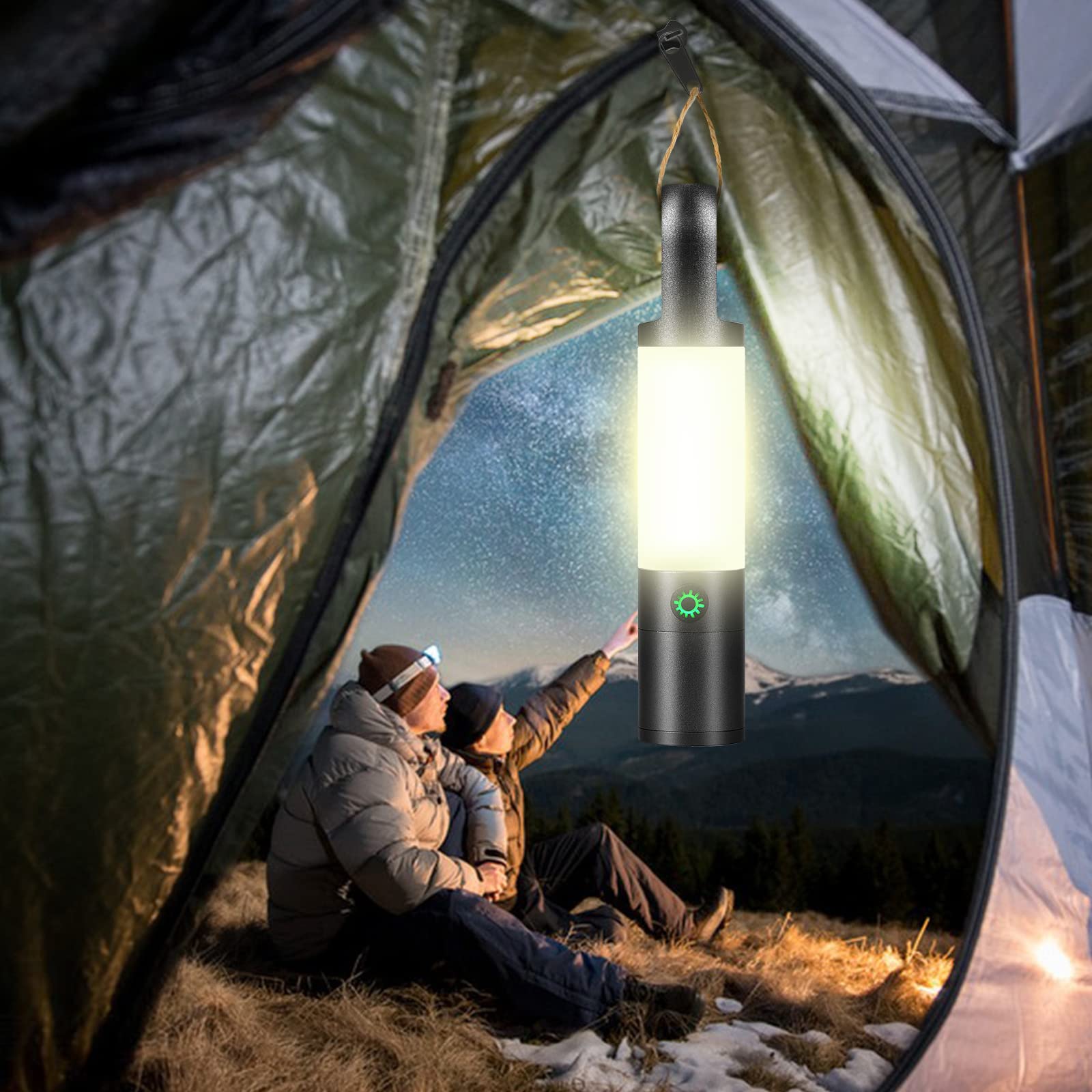Towserlumo Led Flashlight, 1000 High Lumens Flashlights With Usb Rechargeable Battery, 8 Modes Zoomable Flash Light With Sidelight And Magnetic, Waterproof Portable Flashlight Camping Accessories
