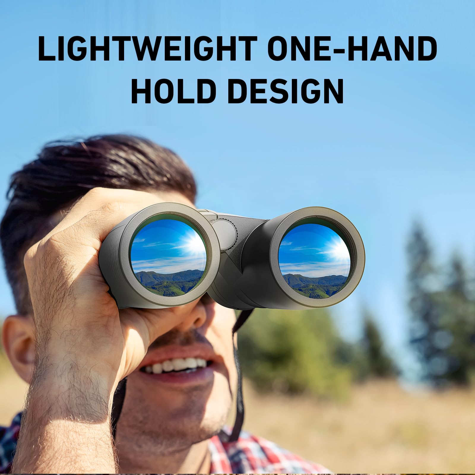 Three Triping 10X42 Hd Binoculars For Adults High Powered With Phone Adapter, Tripod And Tripod Adapter, Ipx7 Waterproof Binoculars With Clear Low Light Vision For Bird Watching Cruise Ship Travel