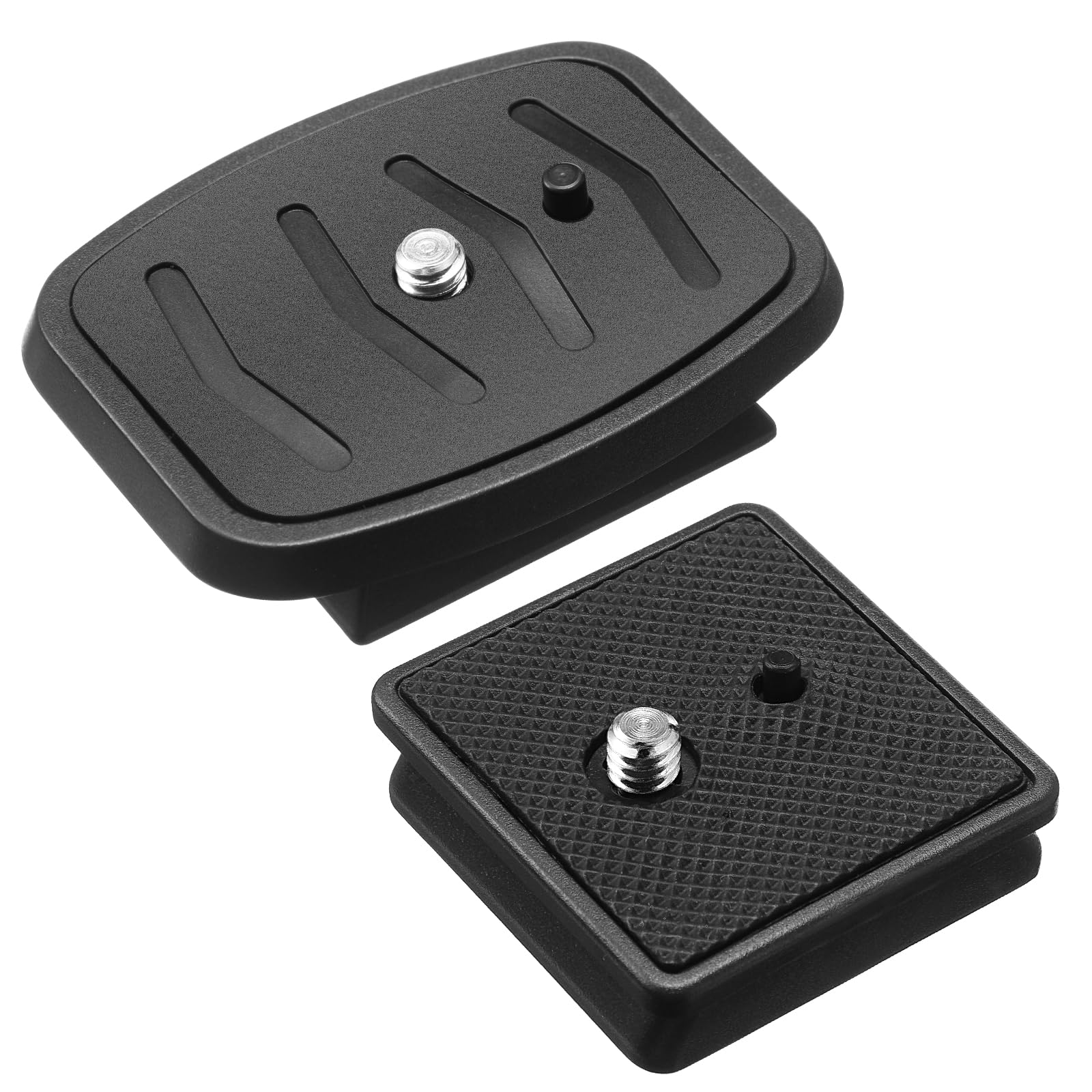 Toodoo 2 Pack 41Mm And 43Mm Tripod Quick Release Plate Camera Mounting Adapter, 2 Sizes Qr Release Camera Tripod Ball Head Parts Replacement Compatible With Ambico V0552 V0554, Sunpak,Kalimar