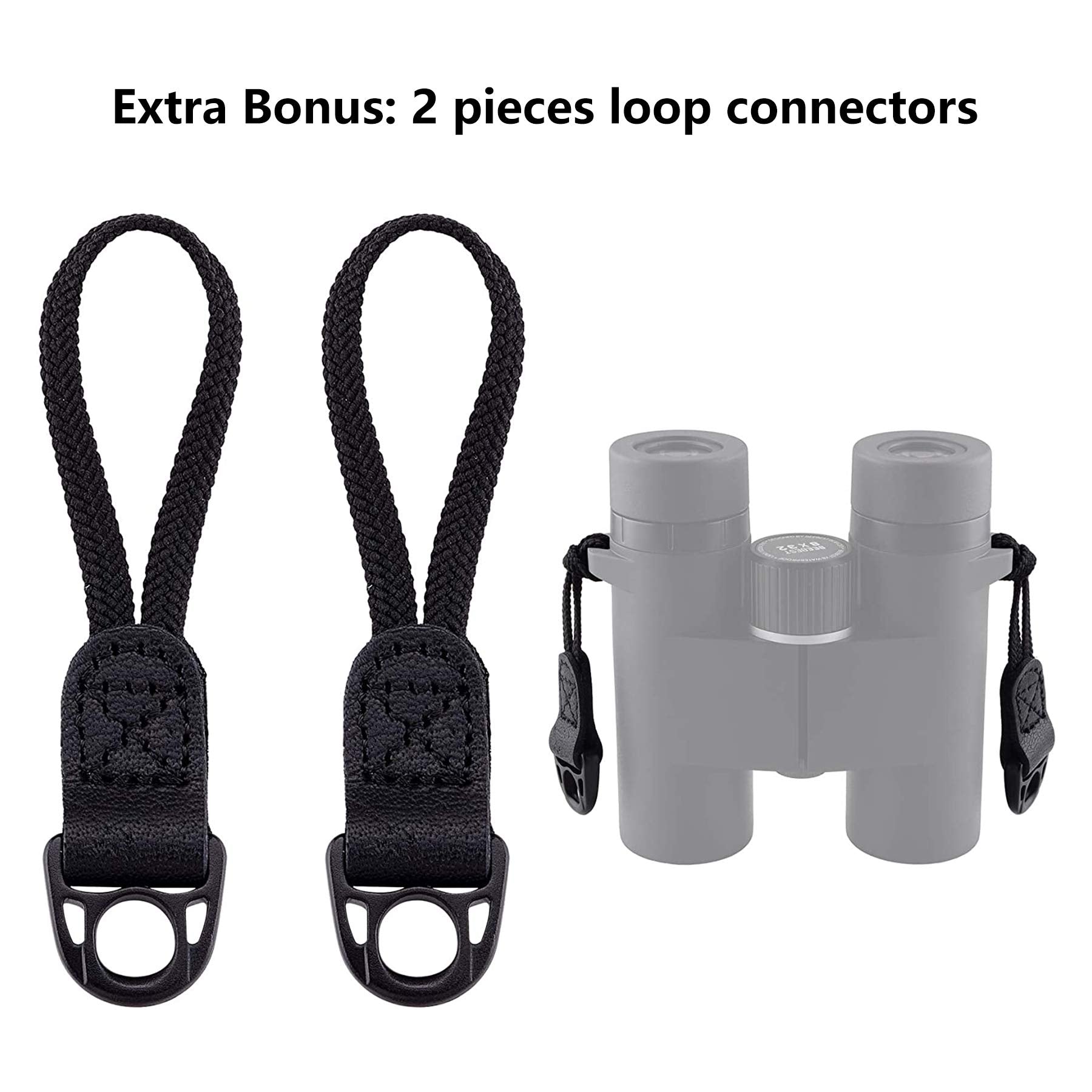 Raiseek Optics Binocular Harness Strap Adjustable Stretchy, Camera Chest Harness With 2 Loop Connectors, Hunting Accessories