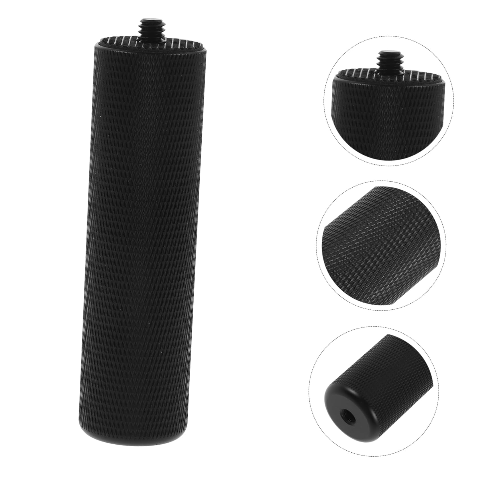 Totority Camera Handle Grip Sturdy Aluminum Alloy Handheld Stabilizer For Multi-Threaded Mounting Holes Non-Slip Portable For Outdoor/Indoor