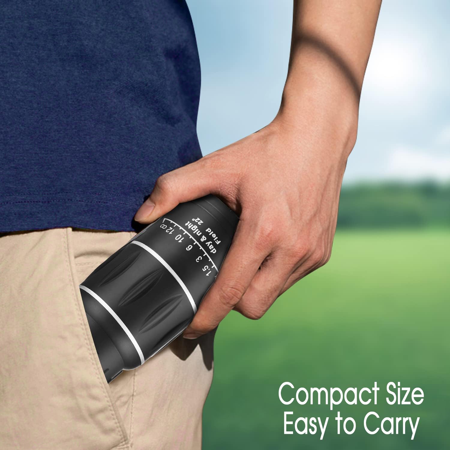 Sihea 16X52 Mini Monocular Telescope High Powered For Adults, Birthday  For Men Dad Him Husband Teen Boys, Bak4 & Fmc Prism Scope For Birdwatching Outdoors Hunting, Cool Gadgets For Men