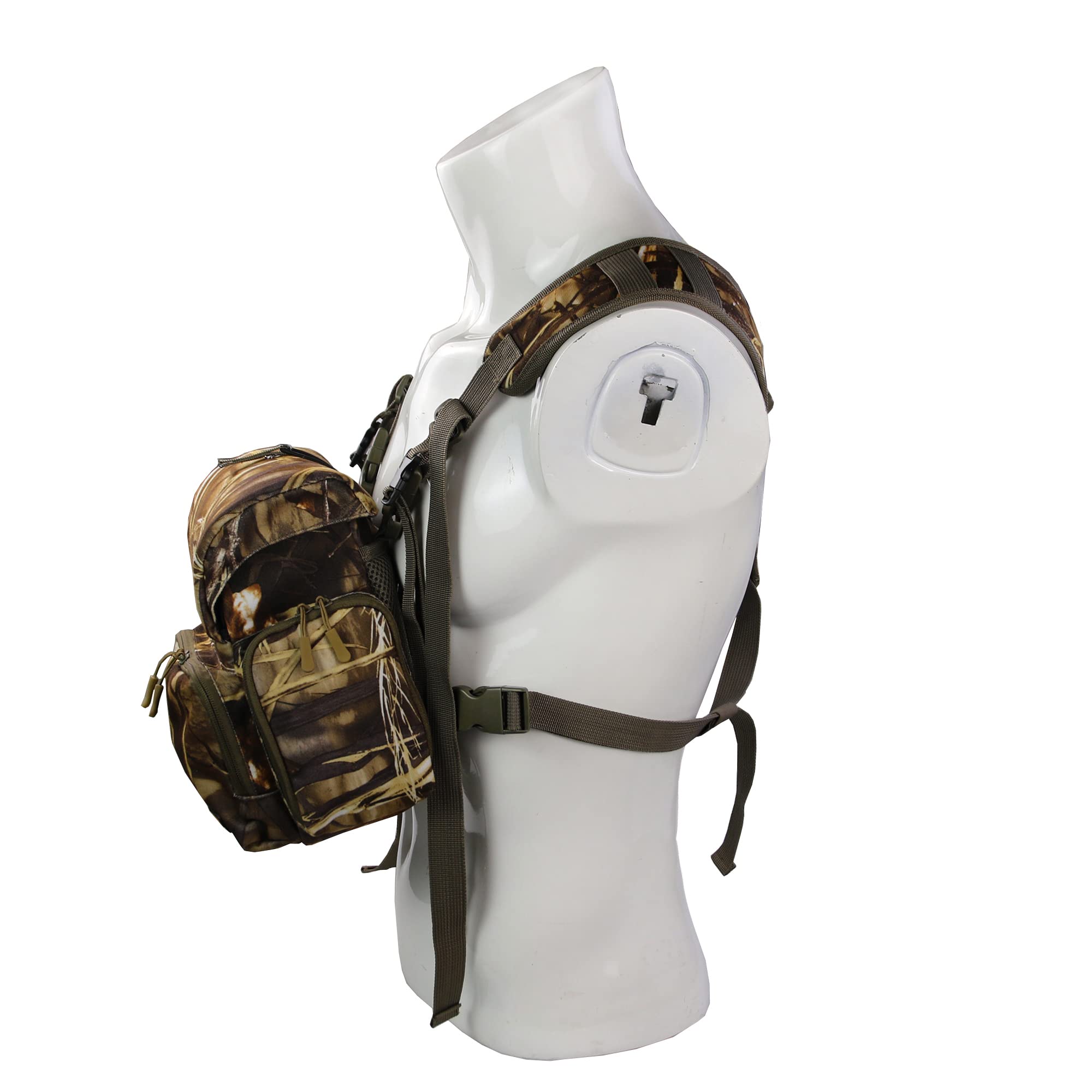 Mdstop Binocular Harness Chest Pack, Bino Case With Rangefinder Pouch, Bino Harness, Binocular Chest Pack, Chest Pack For Hunting, Binocular Harness For Bird Watching, Hunting, Hiking, Shooting