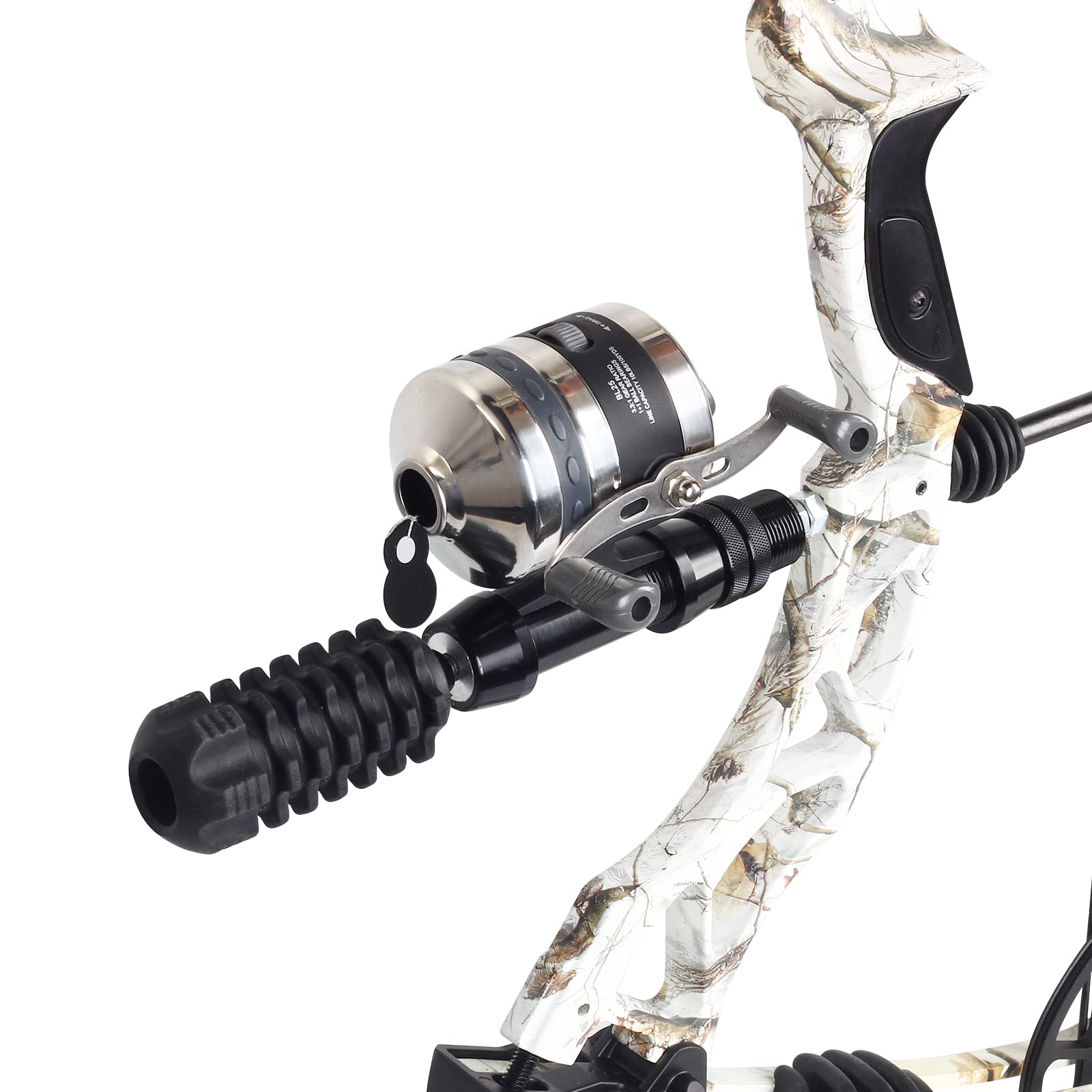 Fenjaner Bowfishing Reel With Fishing Reel Seat Left And Right Reversible Handle,For Compound Bow And Recurve Bow