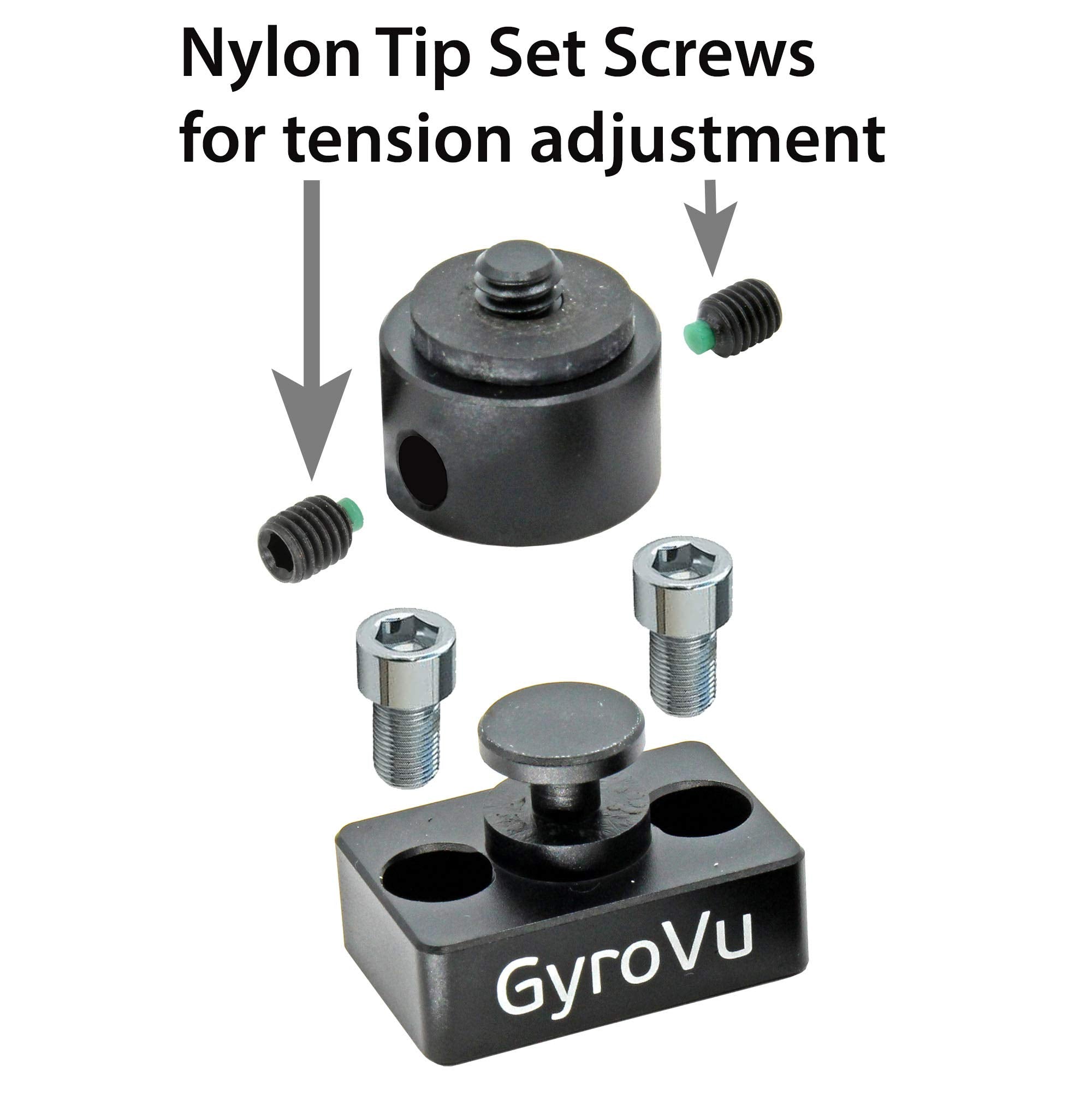 Gyrovu Monitor Mount For Dji Ronin-S With 360 Degree Swivel Mechanism