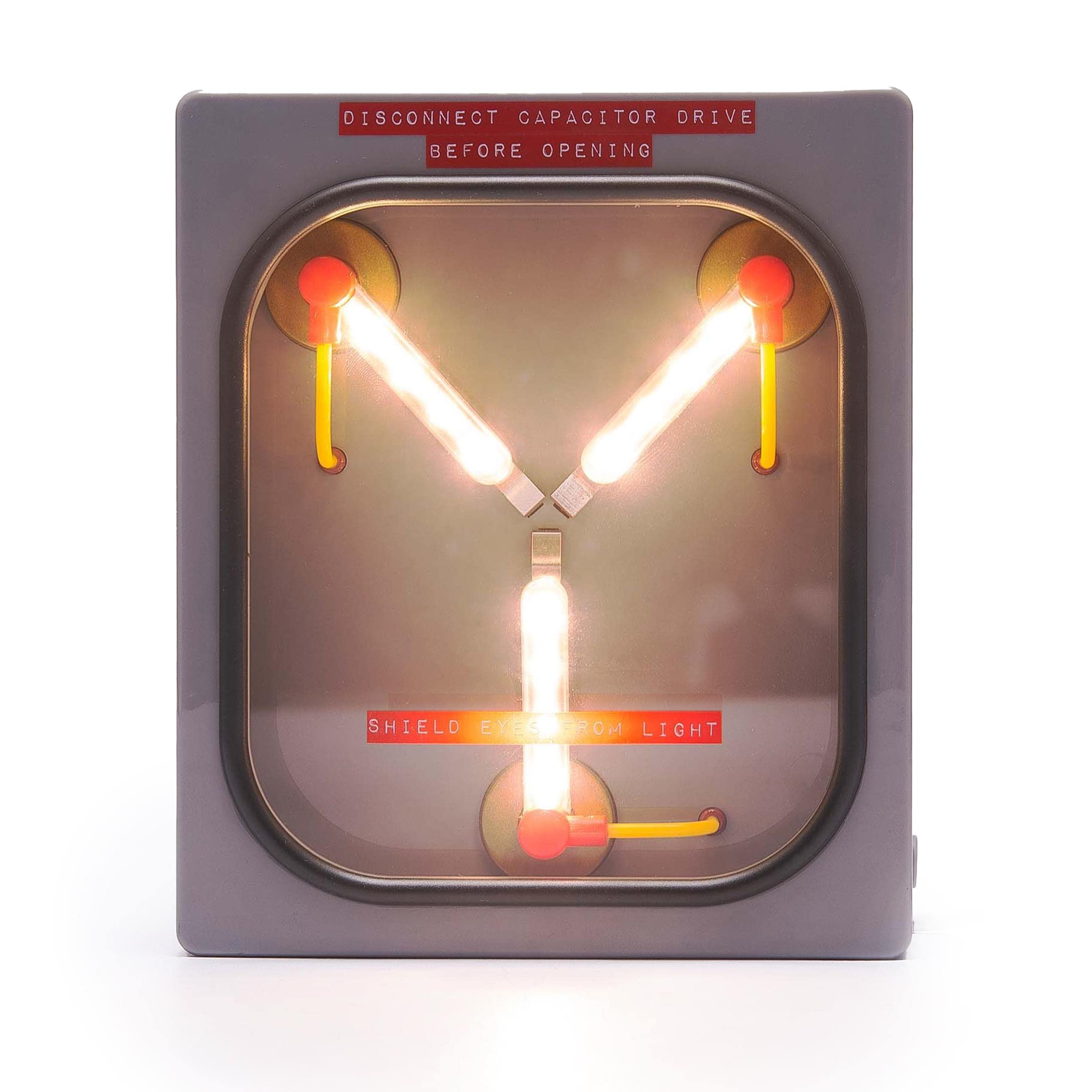 Ukonic Back To The Future Flux Capacitor Replica 6-Inch Usb Mood Light | Nightstand Table Lamp With Led Light For Bedroom, Desk, Living Room | Home Decor Room Essentials | '80S Toys, And Collectibles