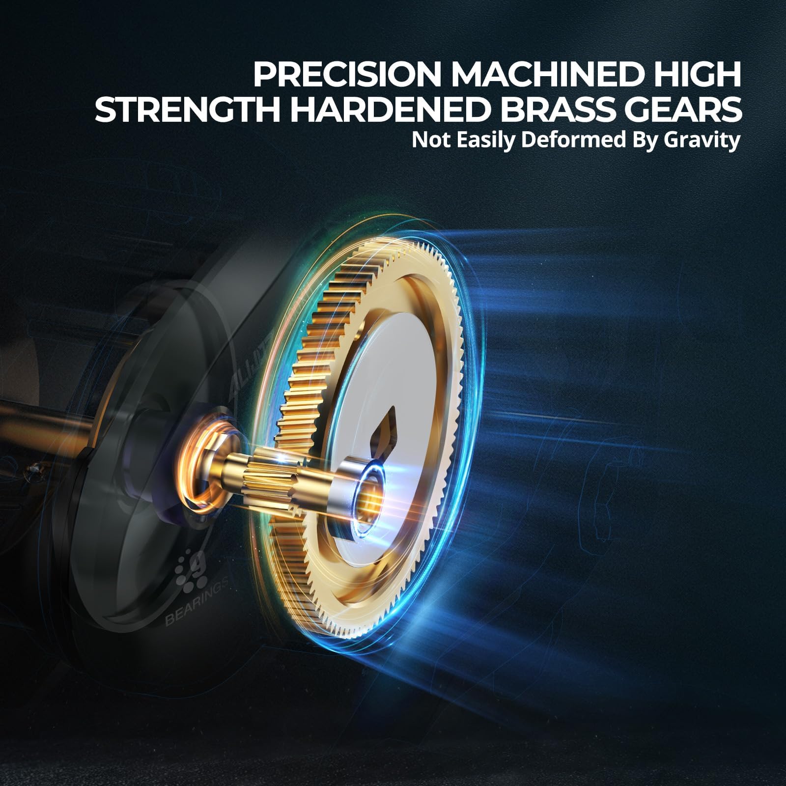 Piscifun Alijoz 400 Baitcaster Fishing Reel, 38Lbs Max Drag Aluminum Alloy Frame Baitcasting Reel, Available In 6.6:1/8.1:1 Gear Ratio, Freshwater And Saltwater Low Profile Casting Reel For Musky
