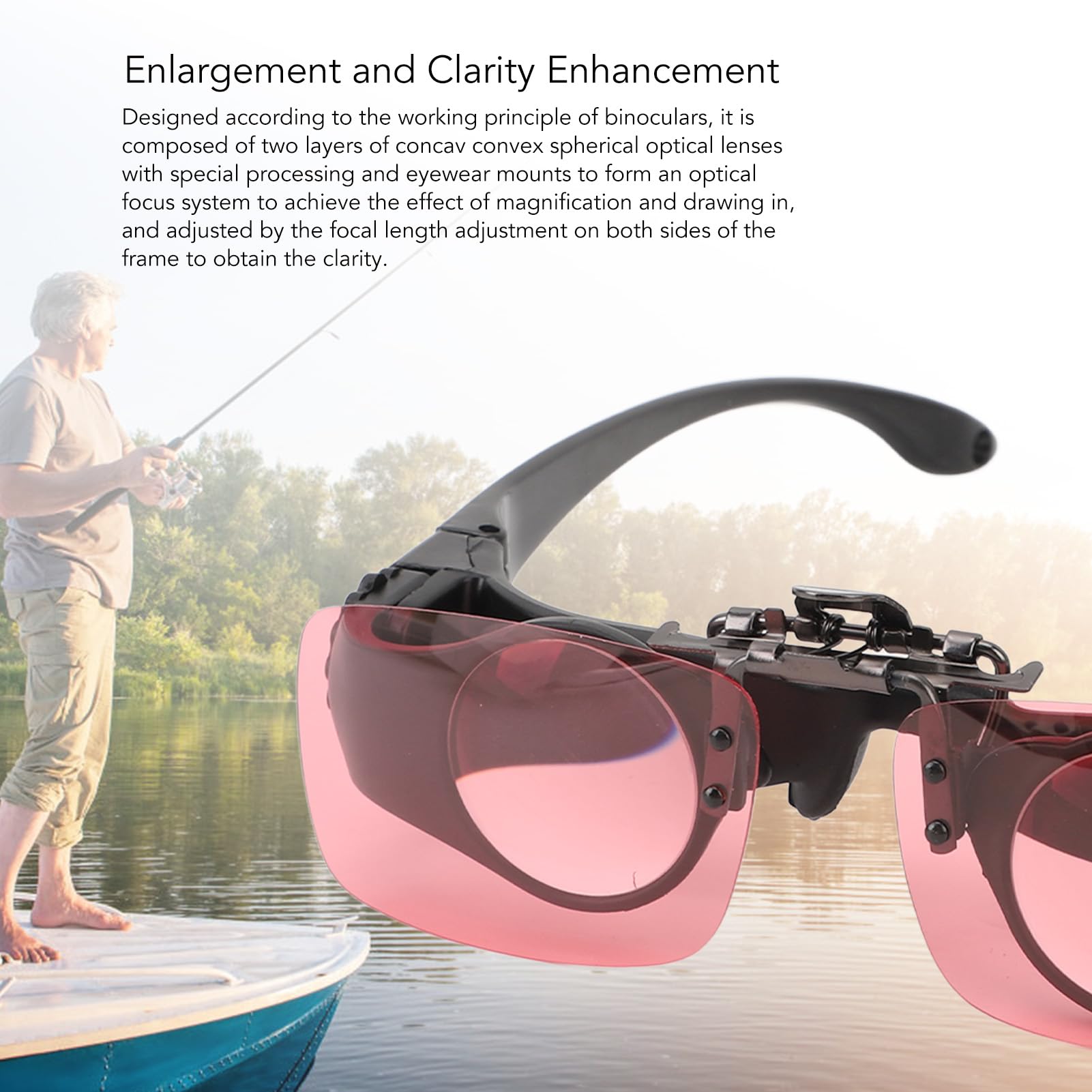 Pomya Professional Hands Binocular Glasses For Fishing, Concerts, Bird Watching, Sports, Theater, 8X Hands Opera Glasses For Adults, Adjustable Focal Length