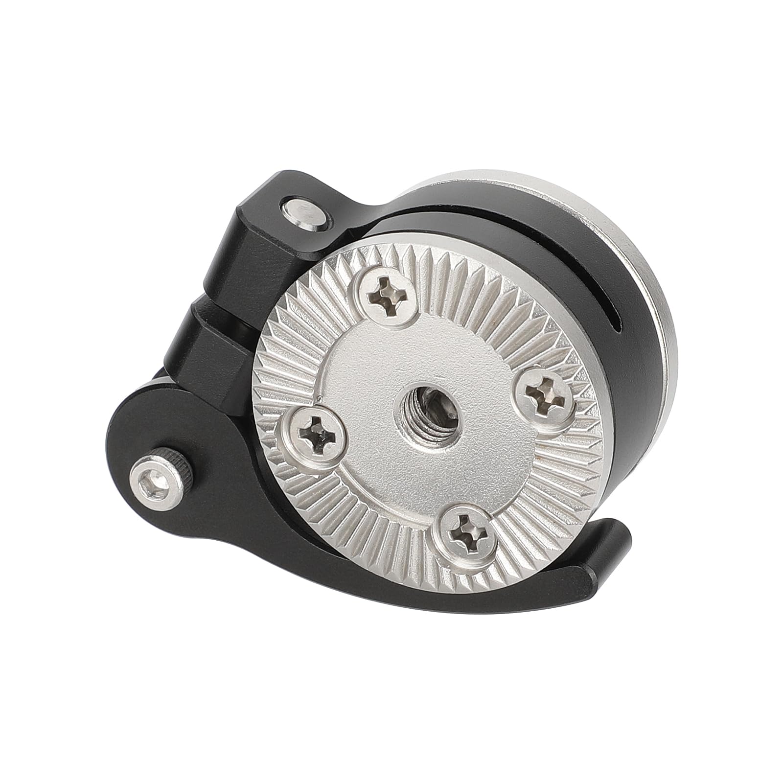 Camvate Quick Adjust Rosette Adapter With M6 Female And Male Mounts (Black Lever) - 3474