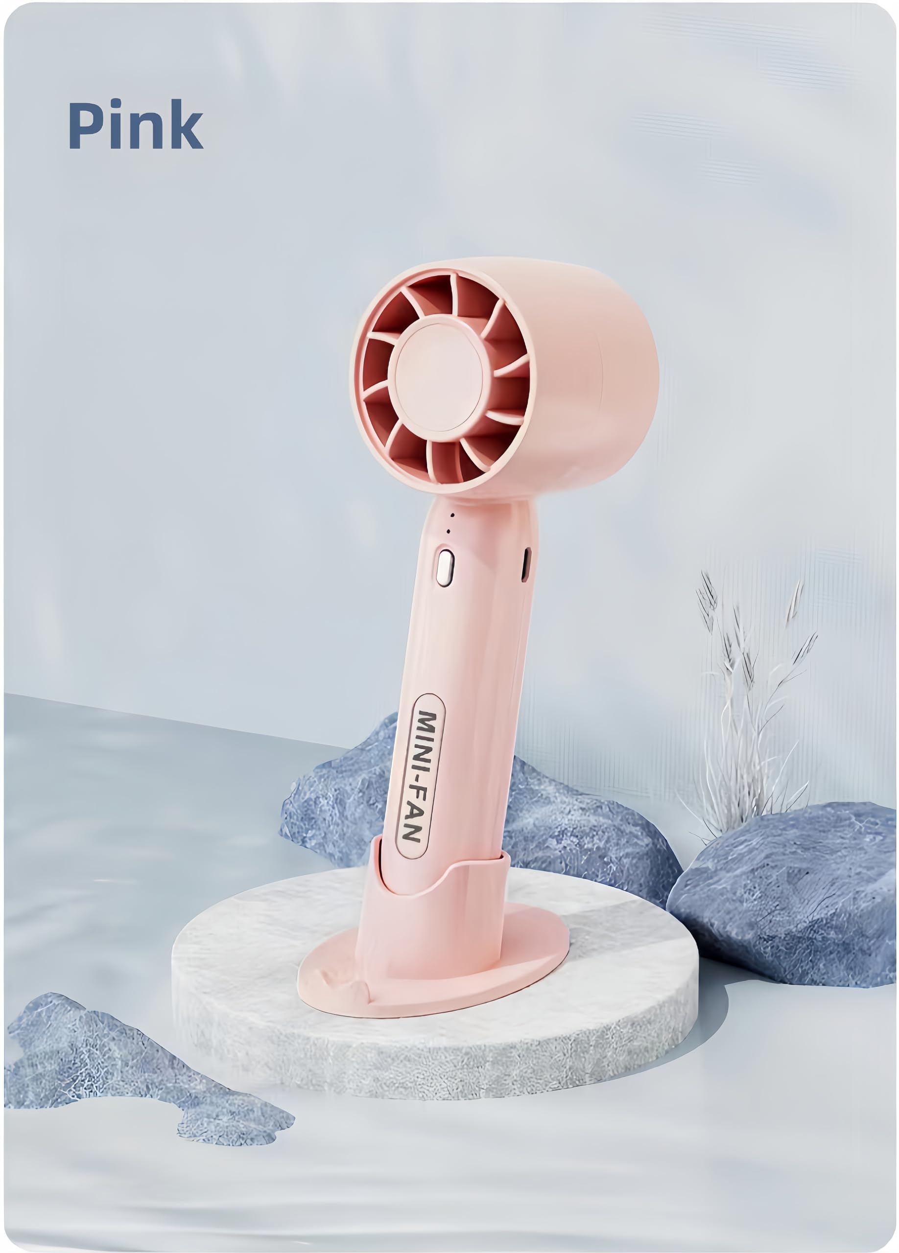 Chiyang Portable Mini Fan, Handheld Usb Electric Fan-Three Gears Wind Quiet & Powerful