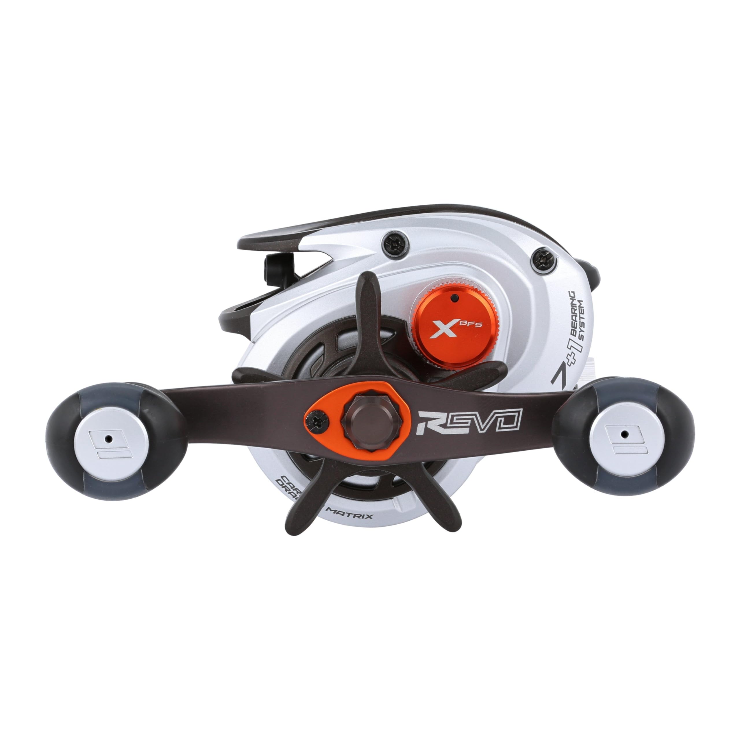 Abu Garcia Revo X Bfs Low Profile Reel, Reliable Freshwater Fishing Reel, Lightweight C6 Carbon Sideplates And Bfs Tuned Magtrax Braking System, Carbon Matrix Drag System