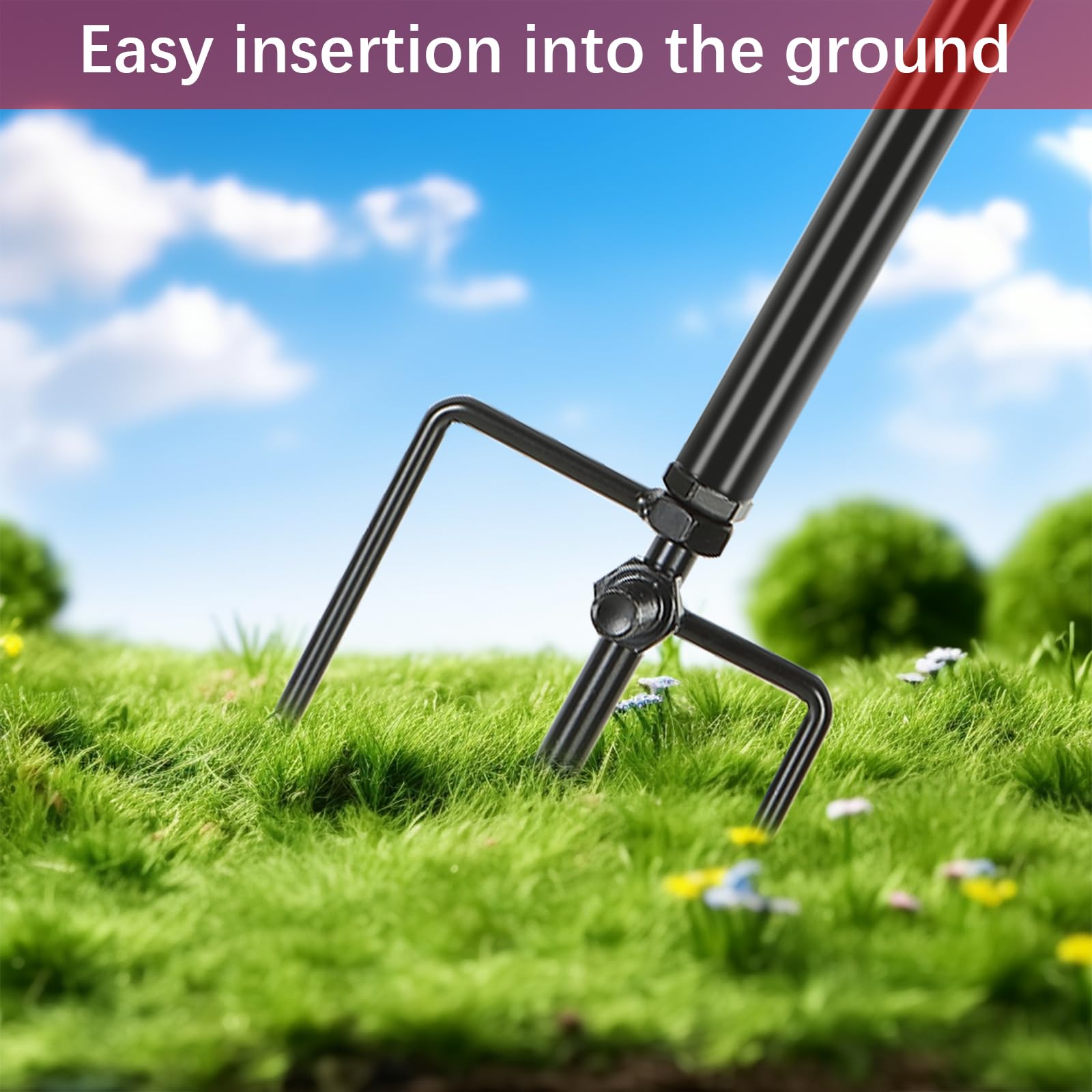 Folgtek Universal Camera Stand Tripod Bracket On Soft Ground Stand For Hunting Fishing Black Adjustable Universal Thread Connection 1/4''-20 (Black)