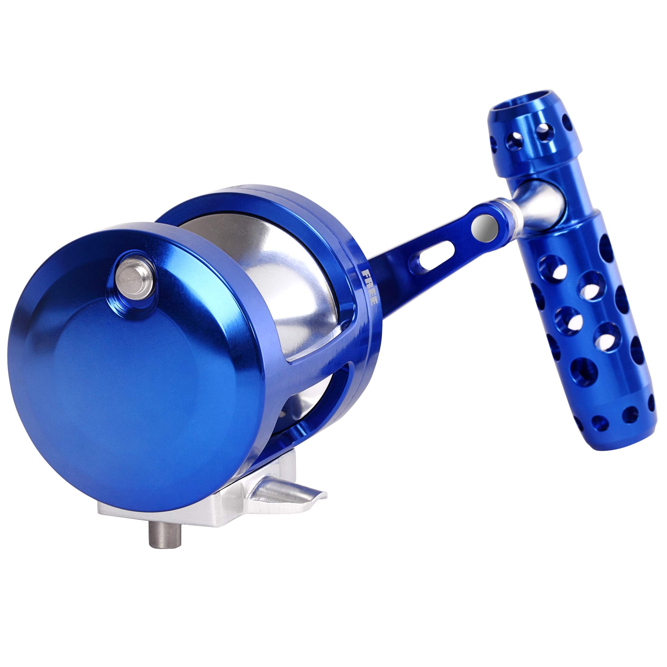 Channelmay Saltwater Jigging Big Game Fishing Reel Cnc Machined 2 Speed 44Lbs Lever Drag Deep Sea Boat Trolling Fishing Right Handed Only