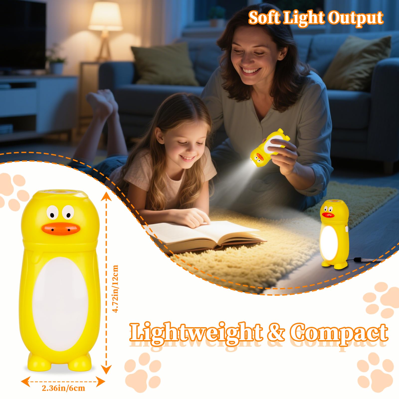 Kunhe 8 Pack Stocking Stuffers Christmas  Kids Small Mini Led Flashlight Camping Essentials For Kidstoddlers Lantern Flashlight Cute Flashlight Girls Boys  To Christmas