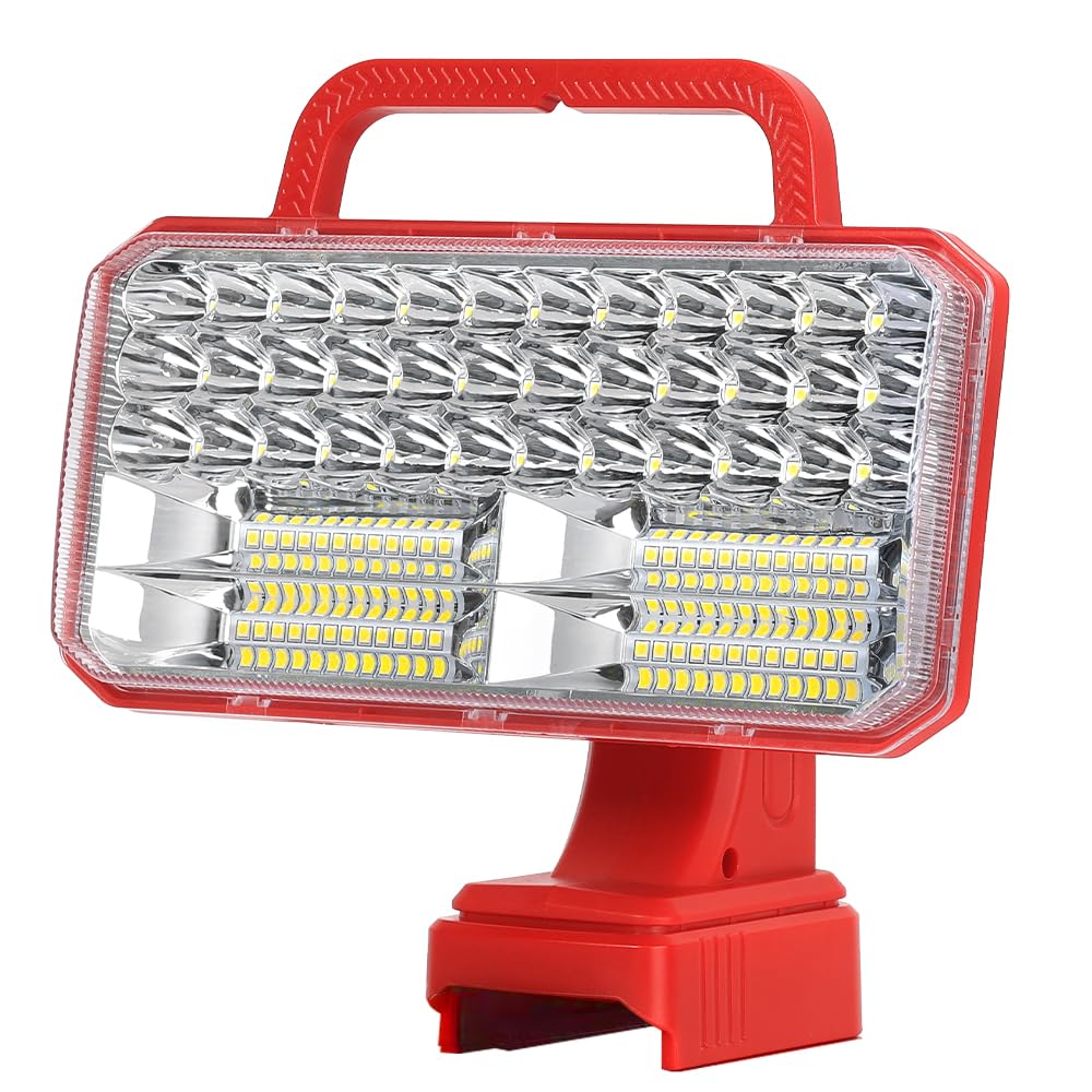 Xidesyzyct 4200Lm Cordless Flashlight Compatible With Craftsman V20 Li-Ion Battery, 40W Led Work Light With 5V/2.1A Usb Port &Type C Port 120° Pivoting Head Floodlight Spotlight(Tool Only)