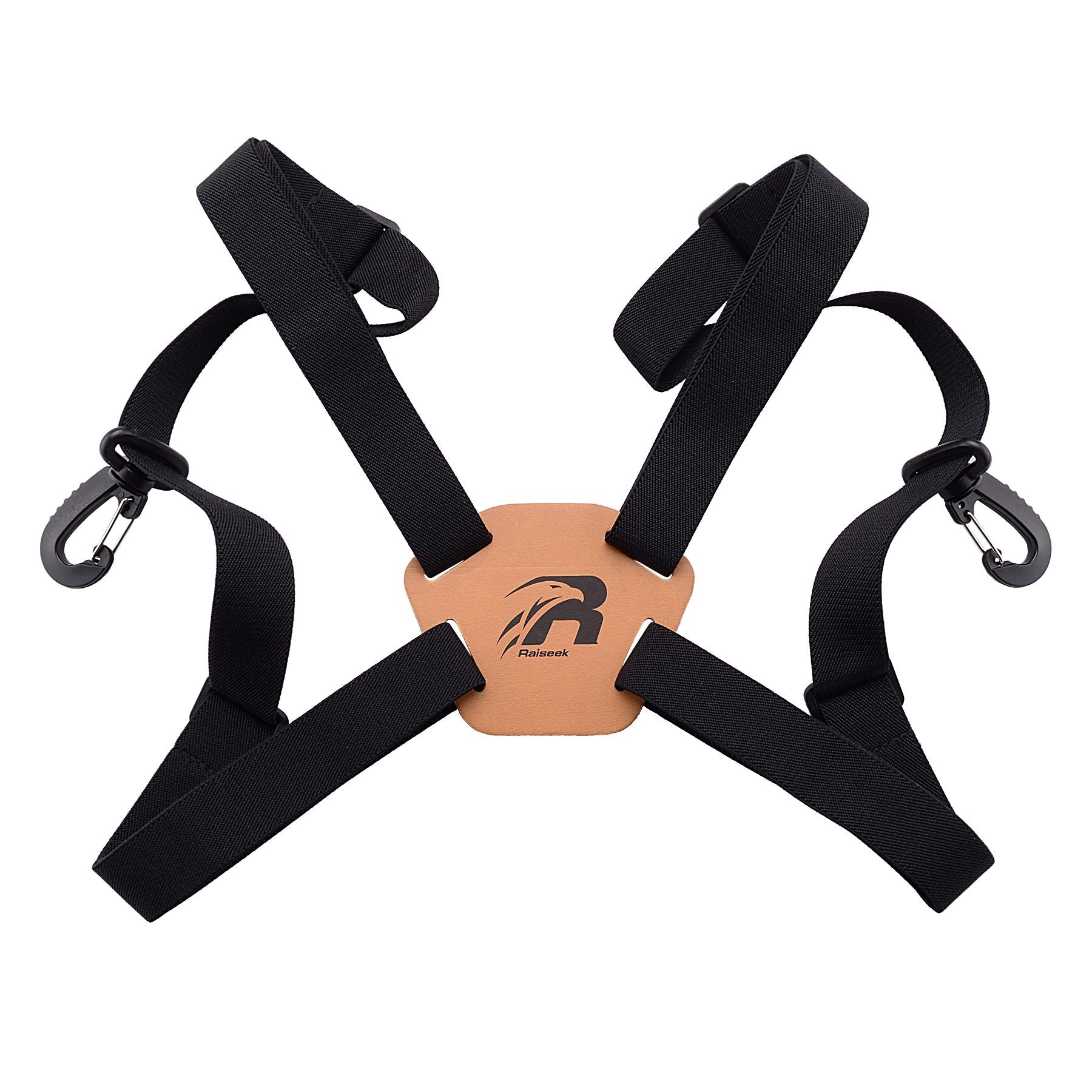 Raiseek Optics Binocular Harness Strap Adjustable Stretchy, Camera Chest Harness With 2 Loop Connectors, Hunting Accessories