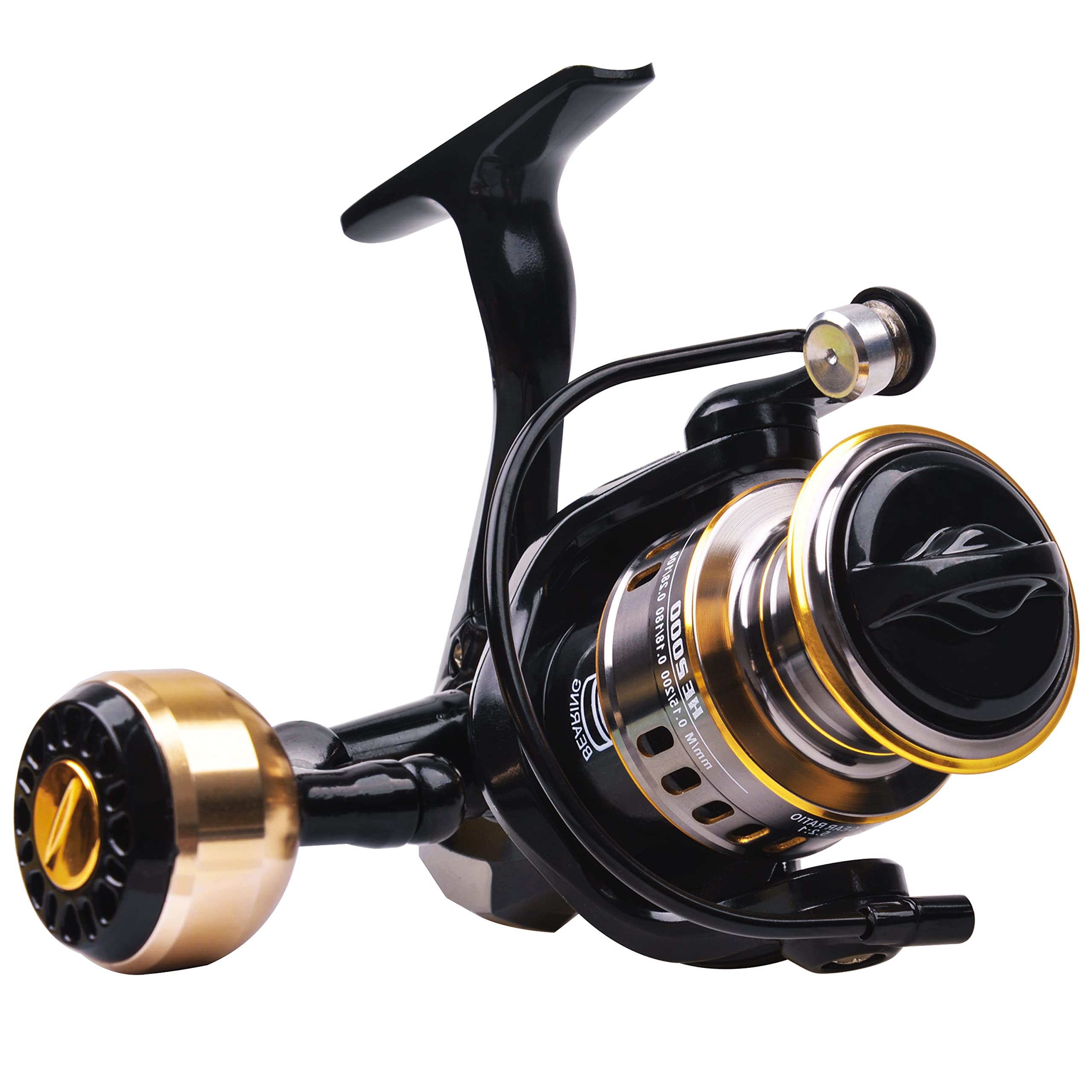 Shaddock Fishing Spinning Fishing Reel, High Speed Spinning Reel With 5.2:1 Gear Ratio, 22-30 Lb Powerful Drag System, 9+1Bb, Lightweight Smooth Fishing Reels Freshwater Saltwater