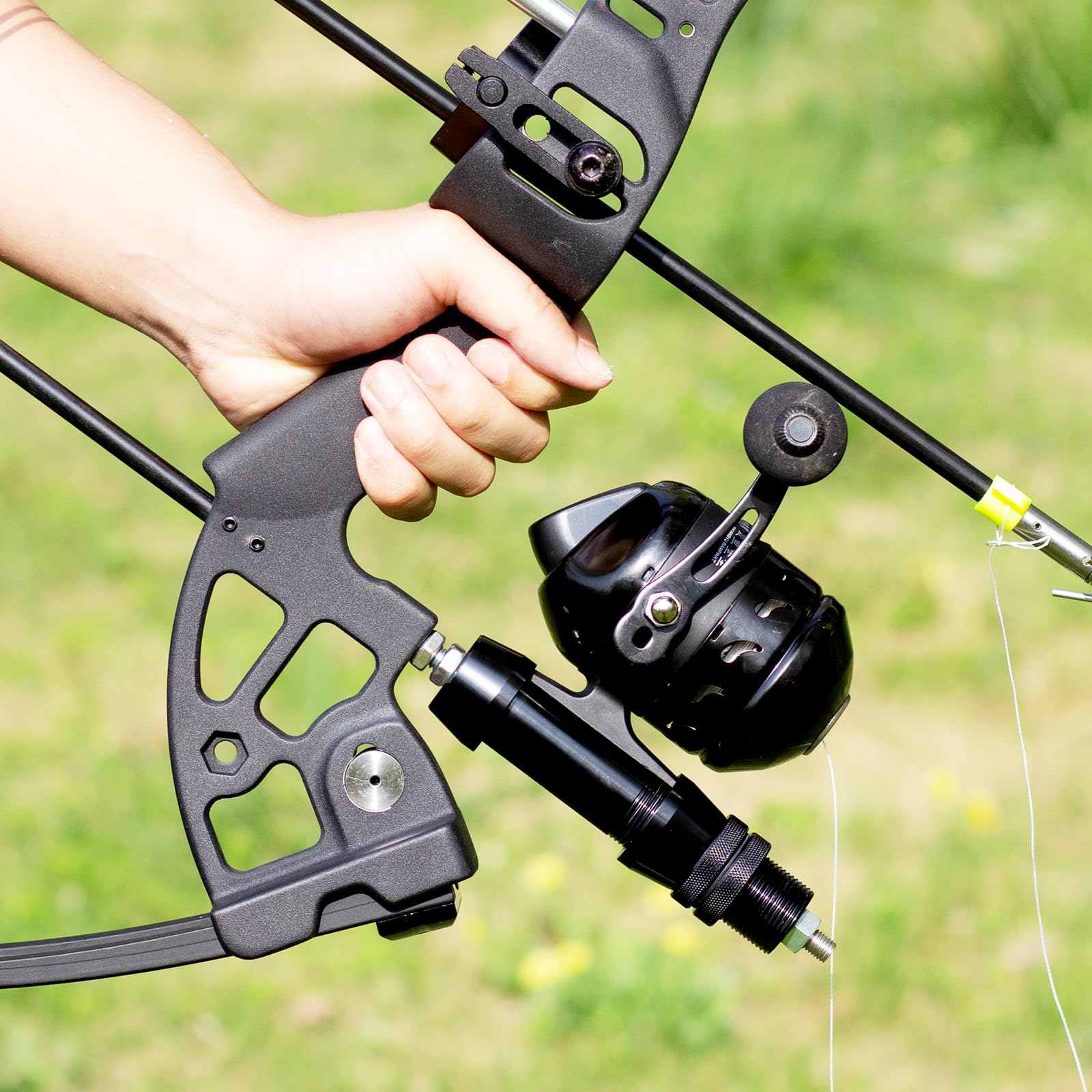 Sopoger Fishing Spinning Reel Kit- Spincast Fishing Reel & Reel Mount Seat 25Lbs Max Drag Smooth Powerful Fishing Gear For Big Game Lake River Inshore