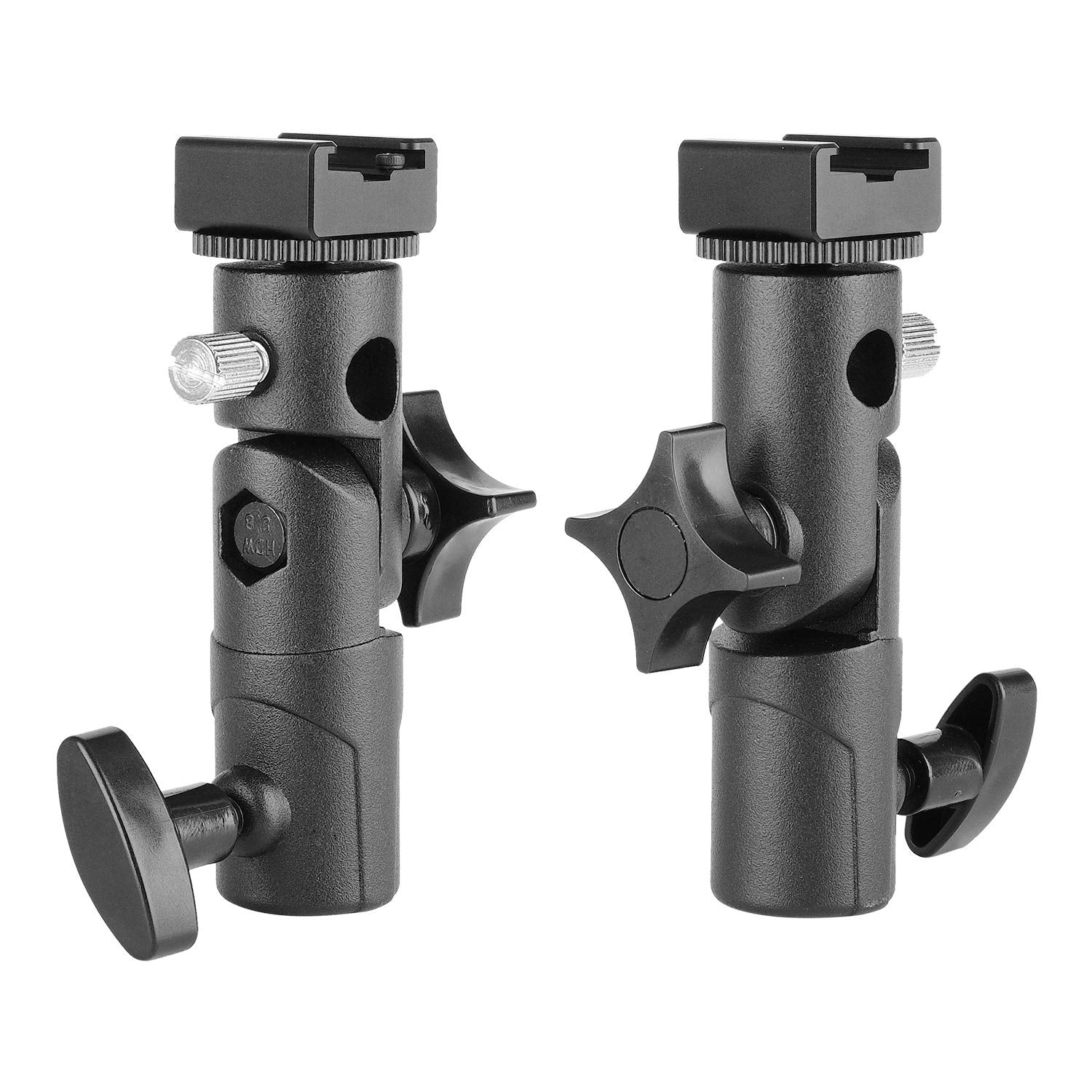 Chromlives Updated Version Flash Bracket-Light Stand Flash Mount Cold Shoe Flash Stand Photography Camera Umbrella Holder Bracket E Type For Dslr Camera Canon Nikon Pentax Olympus Nissin Metz And Dslr