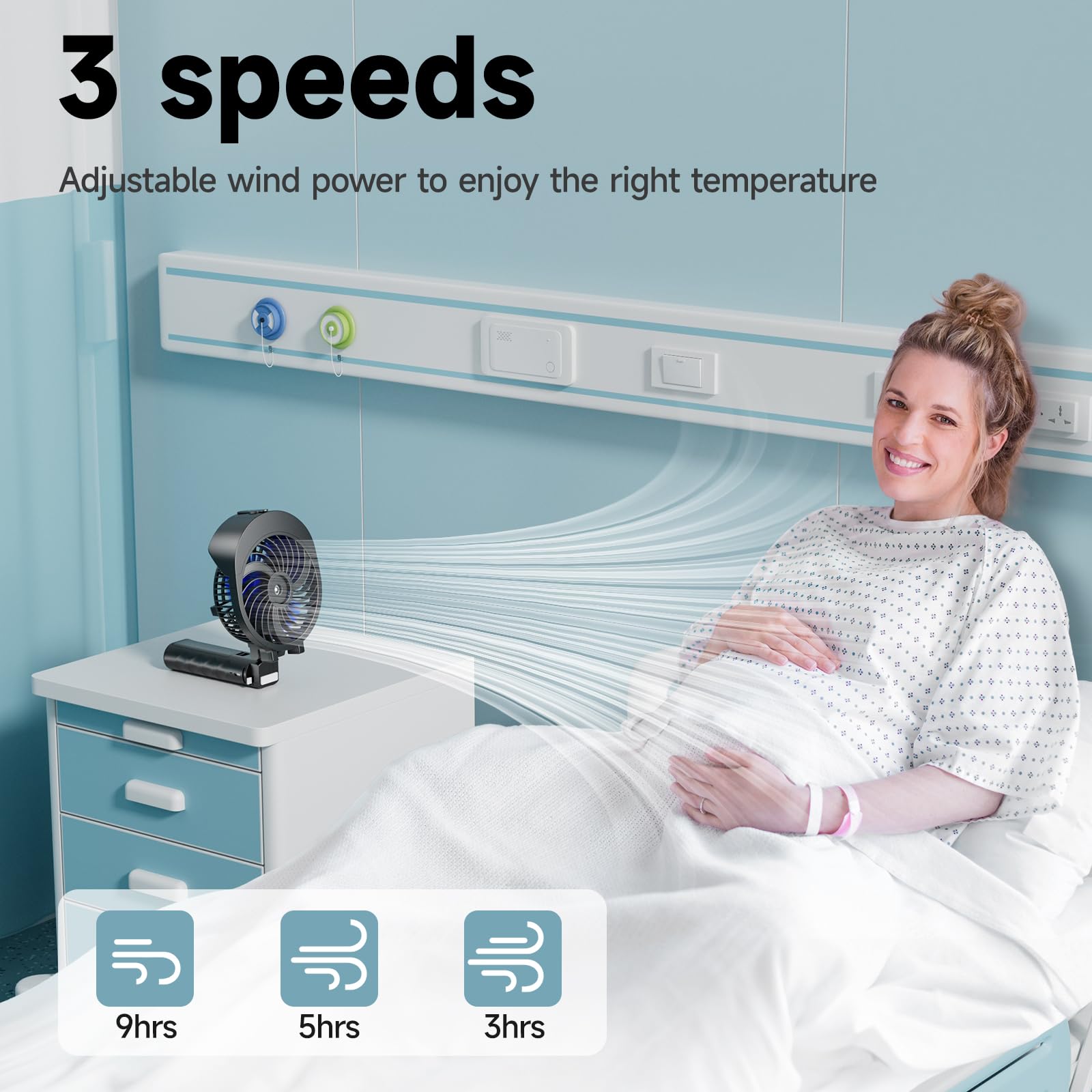 Handfan Personal Misting Fan, 55Ml Large Water Tank, Poratable Handheld Rechargeable Mister Fan