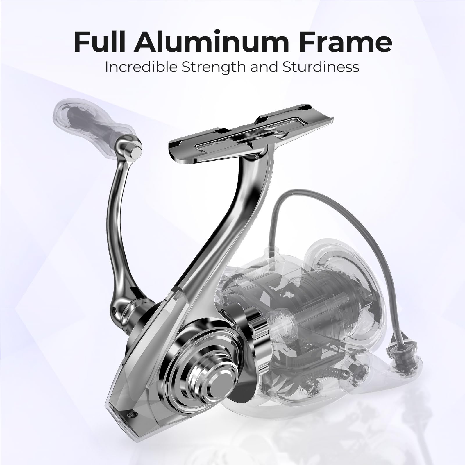 Piscifun Alumix Spinning Reel, Aluminum Spinning Fishing Reel, 26Lbs Max Drag, Light To 6.1Oz, Carbon Rotor, 10+1 Shielded Bb, 5.2:1/6.2:1, Smooth Powerful Freshwater Spinning Reel