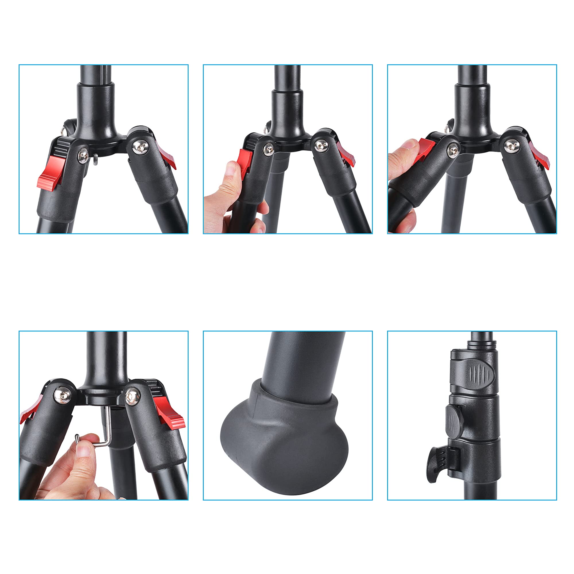 Ruittos Light Stand, 78” Aluminum Heavy Duty Photography Tripod Stand Floor Stand For Relfectors, Softboxes, Lights, Umbrellas, Backgrounds