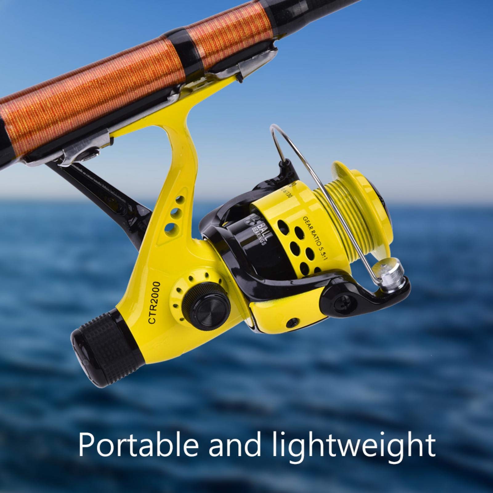 Cryfokt Casting Fishing Reel, 12 Ball Bearing Fishing Reels, For Fishing For Outdoor(2000)