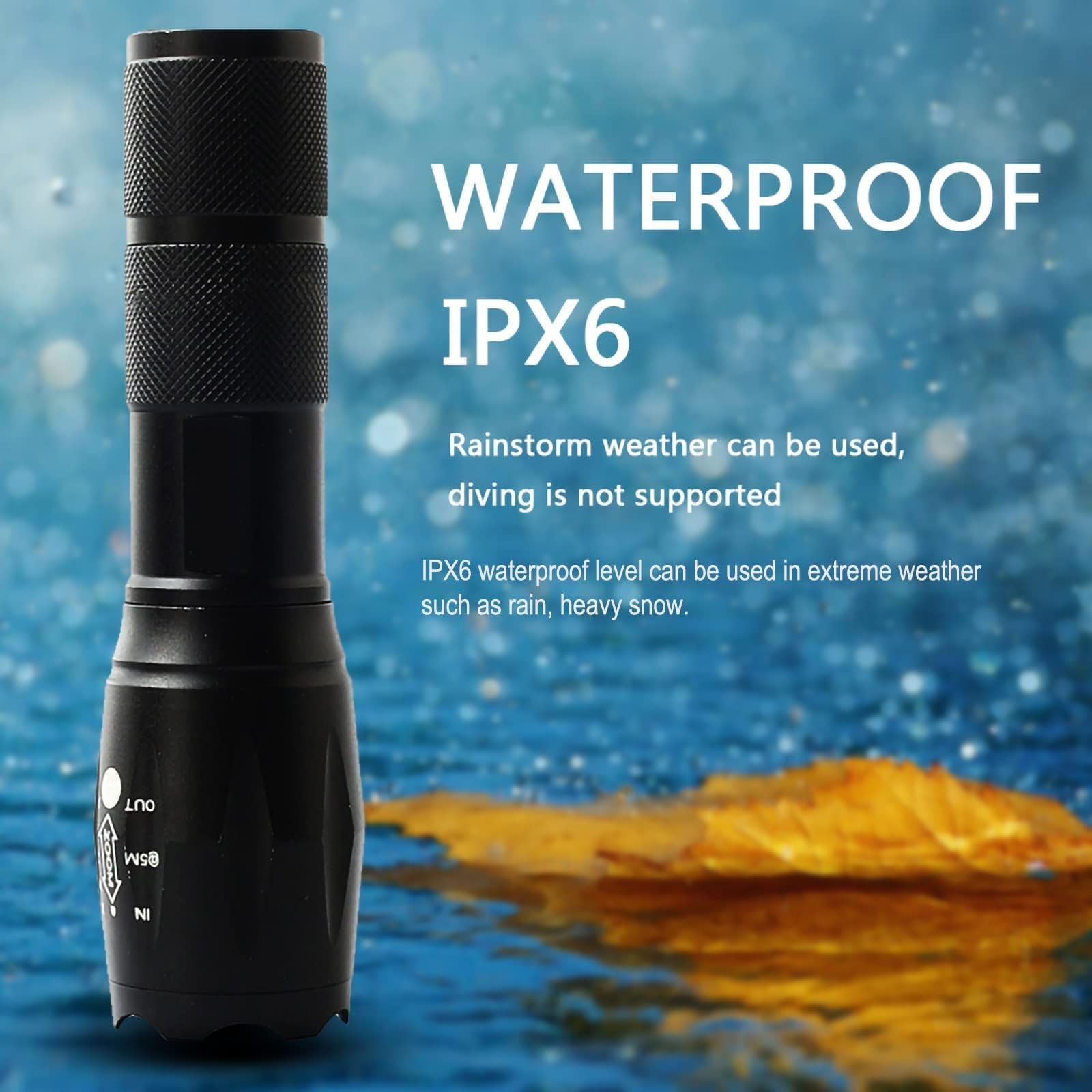 Graboyy Red Led Flashlight One Mode 350 Yard Red Light Handheld Flashlights Super Bright Tactical Flashlight With Zoomable Waterproof Hunting Torch Light For Astronomy Aviation Night Observation