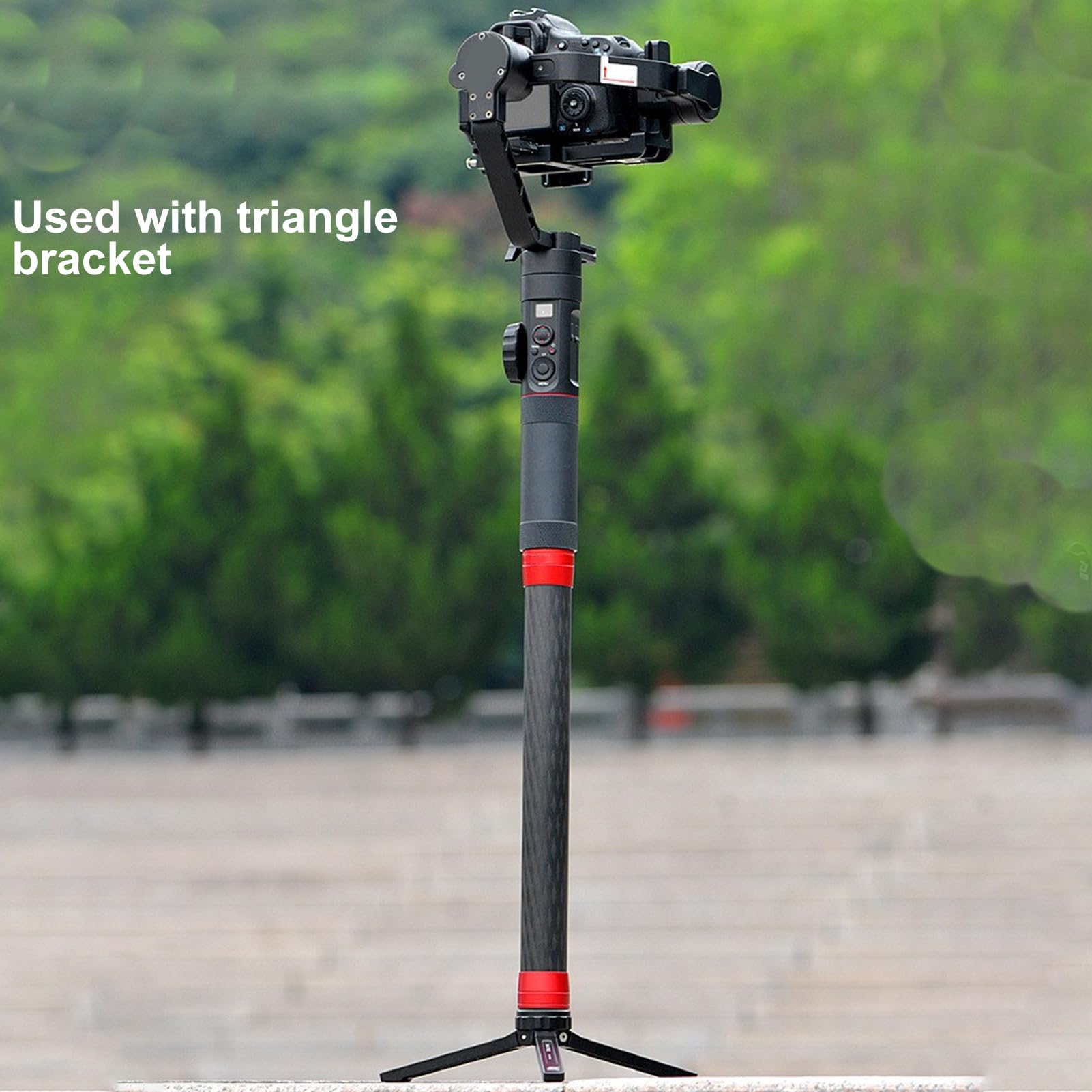 Gowenic Camera Stabilizer Extension Rod, Compact And Portable Non Slip Handle, Professional Extension For Zhiyun, Ronin, Tripod Compatible