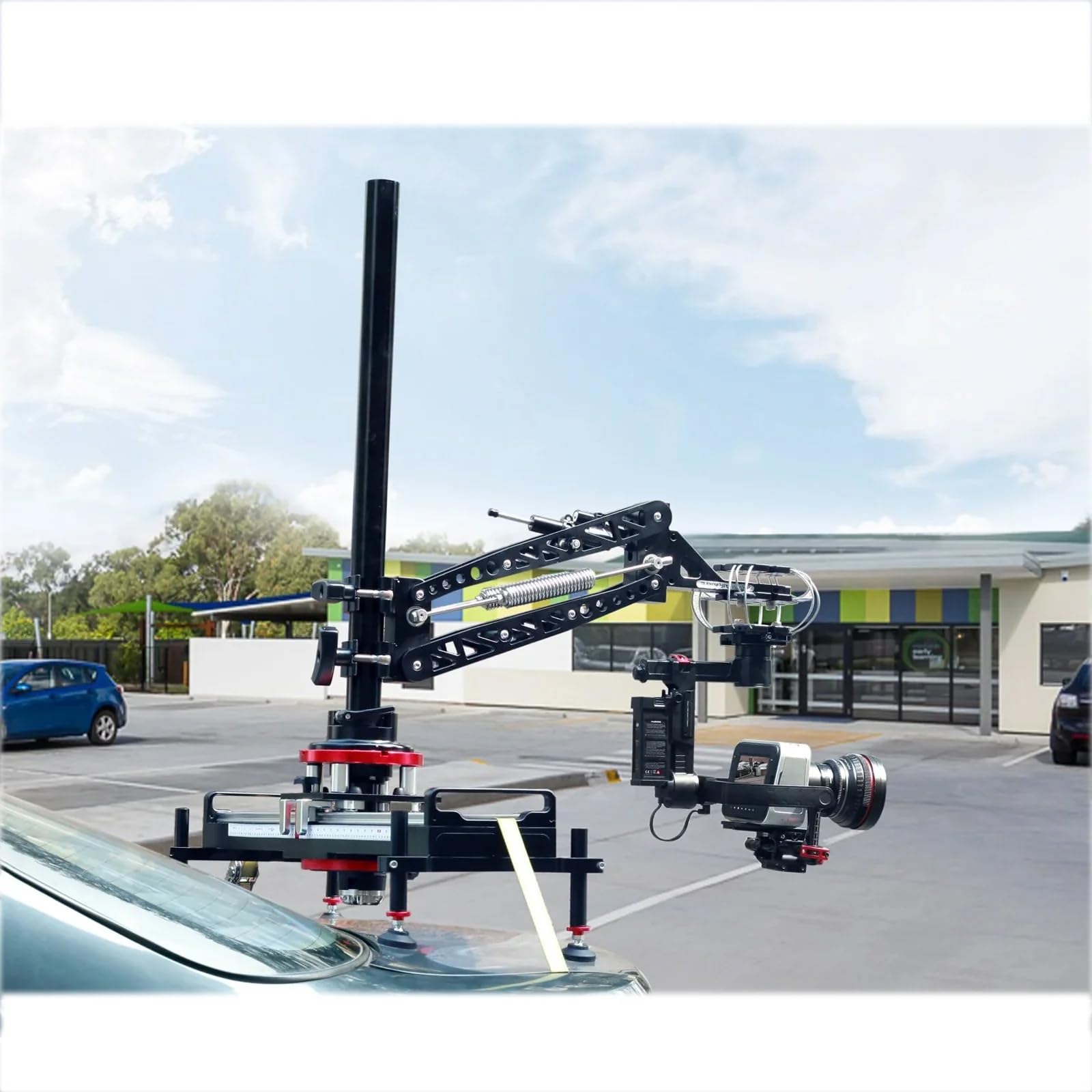 Proaim Scaffold Pole W Mitchell Mount For Vibration Isolator Arms & 3-Axis Camera Gimbals. For Rigging On Sliders & More. (Vi-252-01)